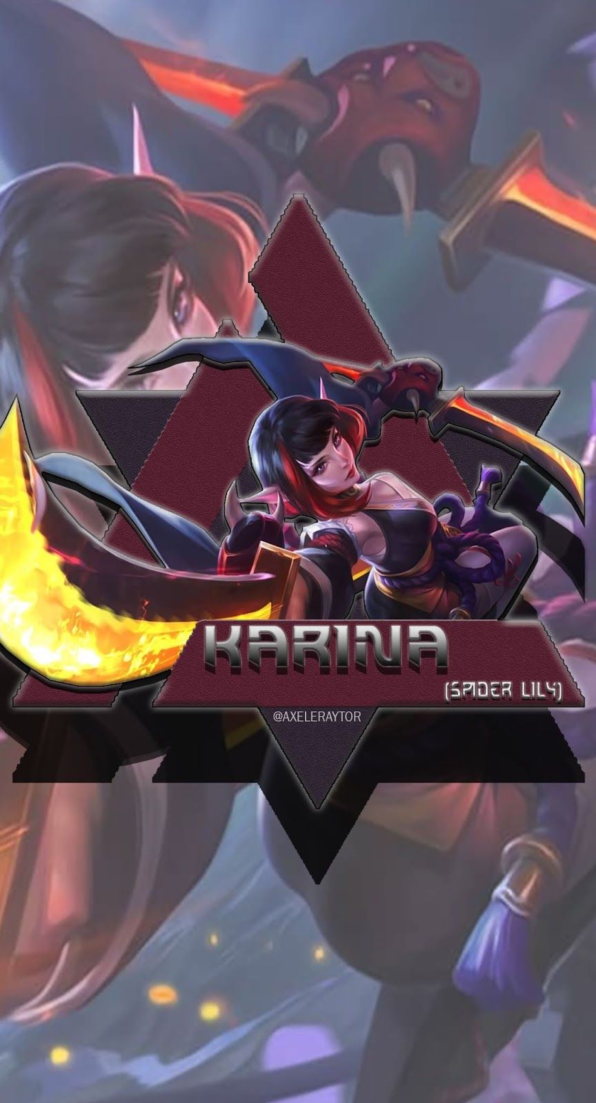 Karina Spider Lily Mobile Legends Wallpaper