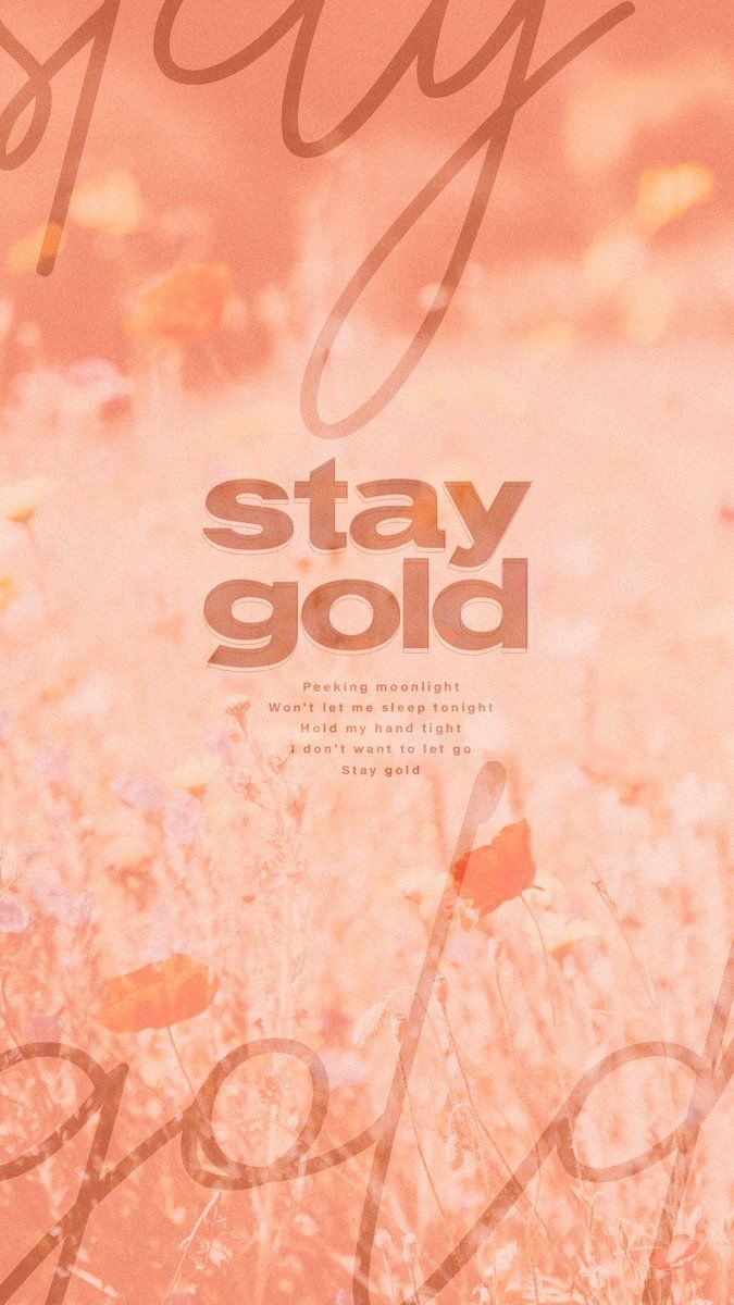 Lockscreen BTS - #StayGold .twitter.com