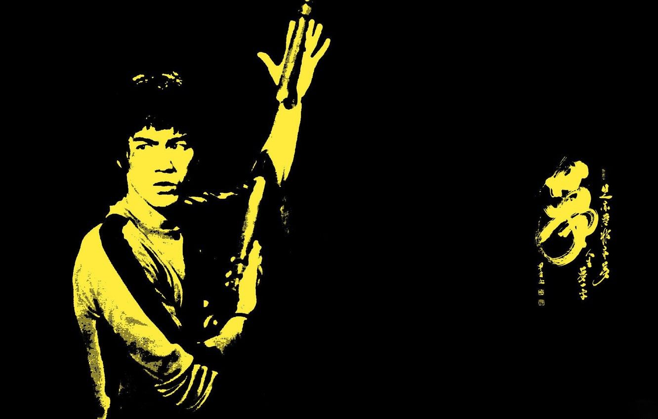 Wallpaper master, characters, Bruce Lee .goodfon.com