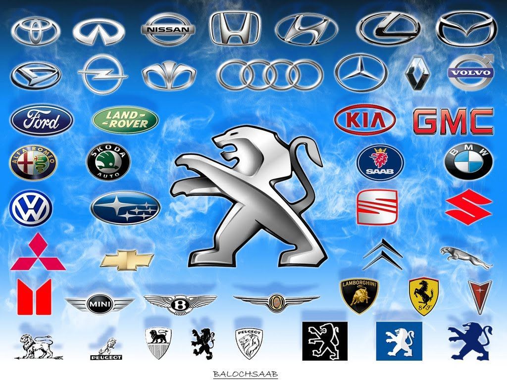 Blue Car Brands Logo