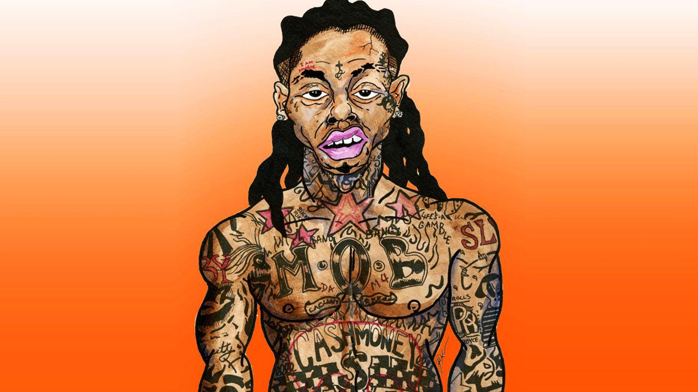 Lil Wayne Cartoon Wallpaper Free .wallpaperaccess.com