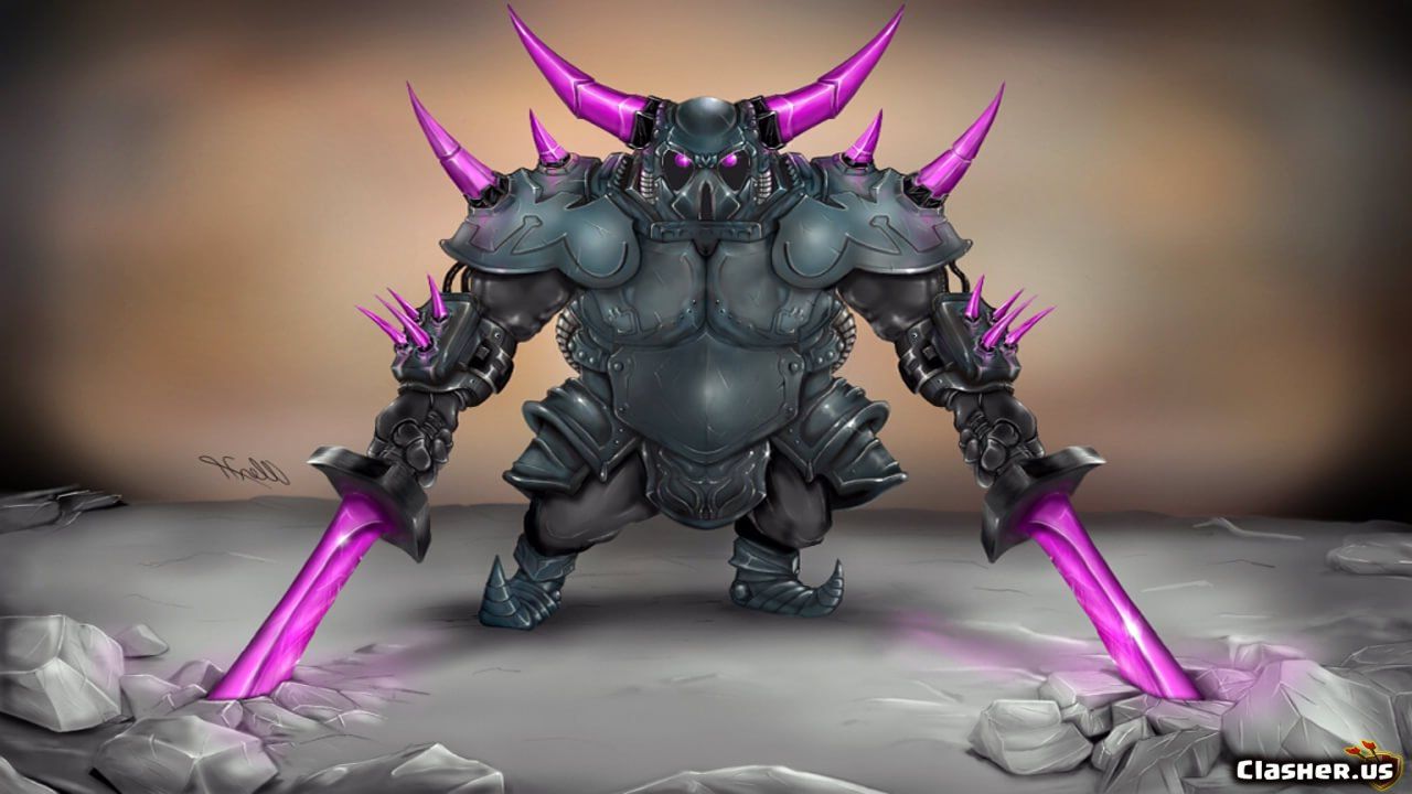 PEKKA thorny art of Clans .clasher.us