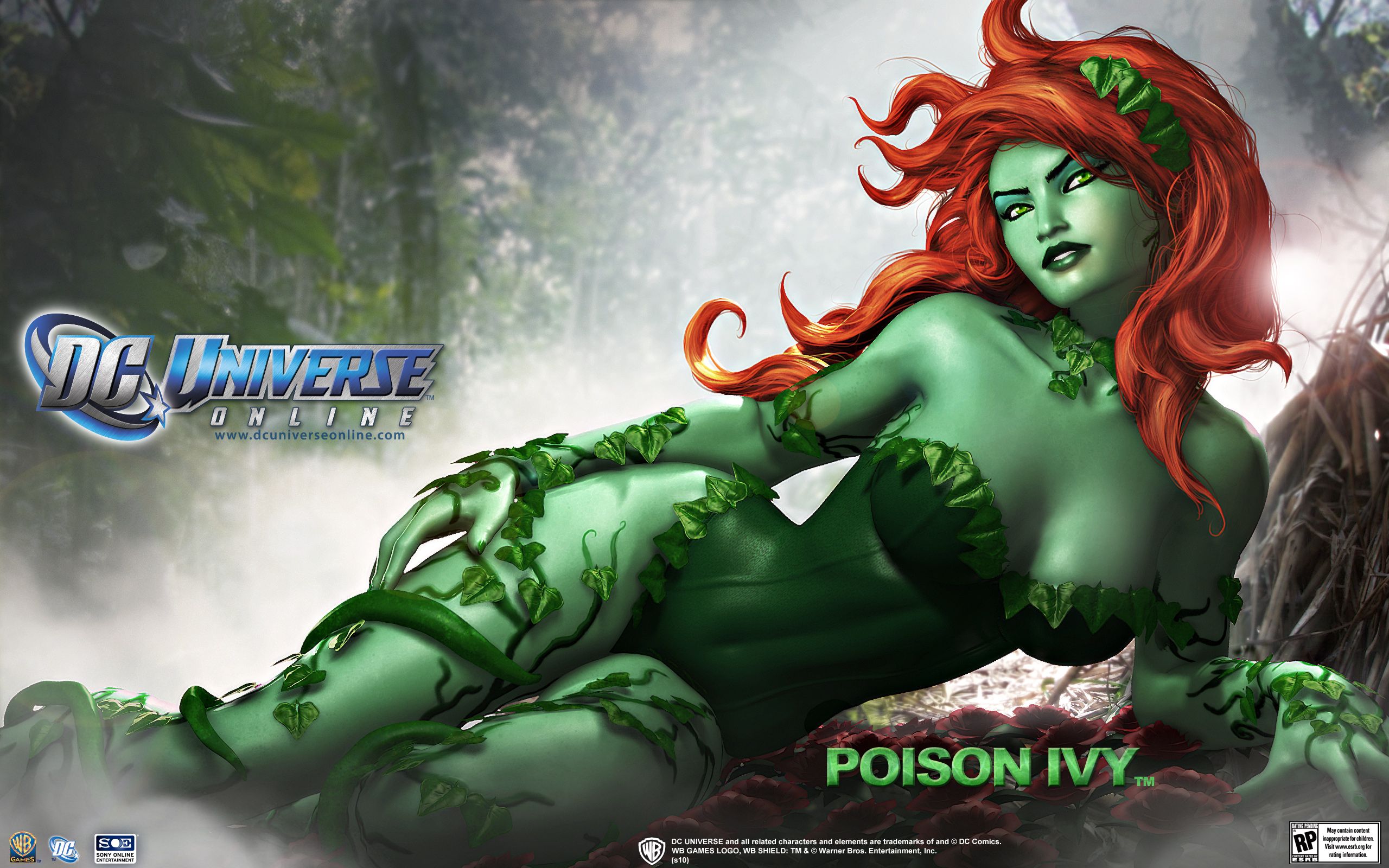 DC Universe Poison Ivy HD wallpaper