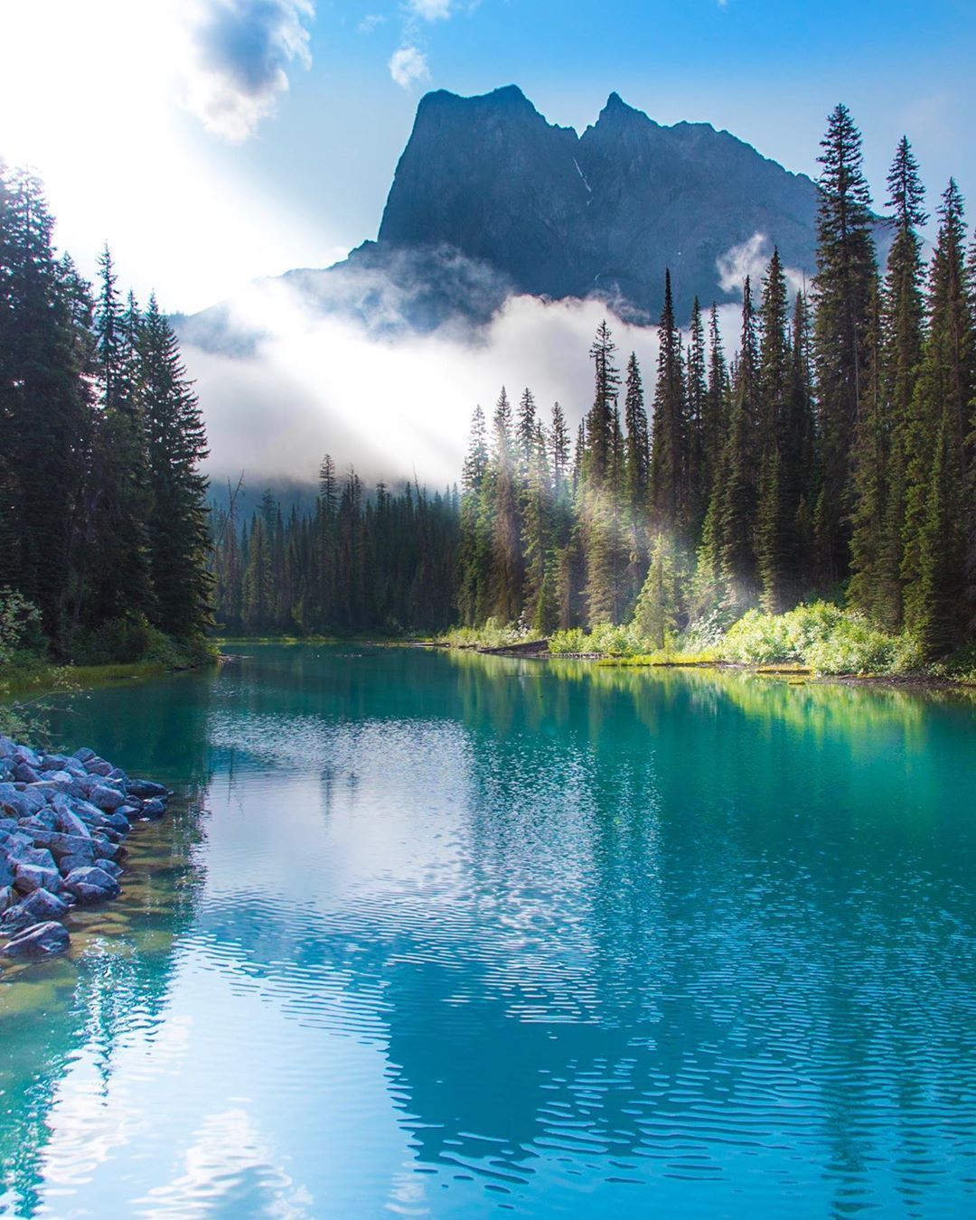 Emerald Lake Yoho National Park Wallpapers Wallpaper Cave