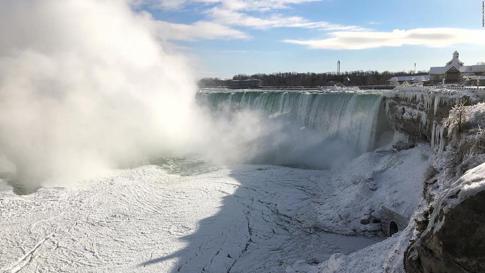 Parts of Niagara Falls freeze in cold .cnn.com