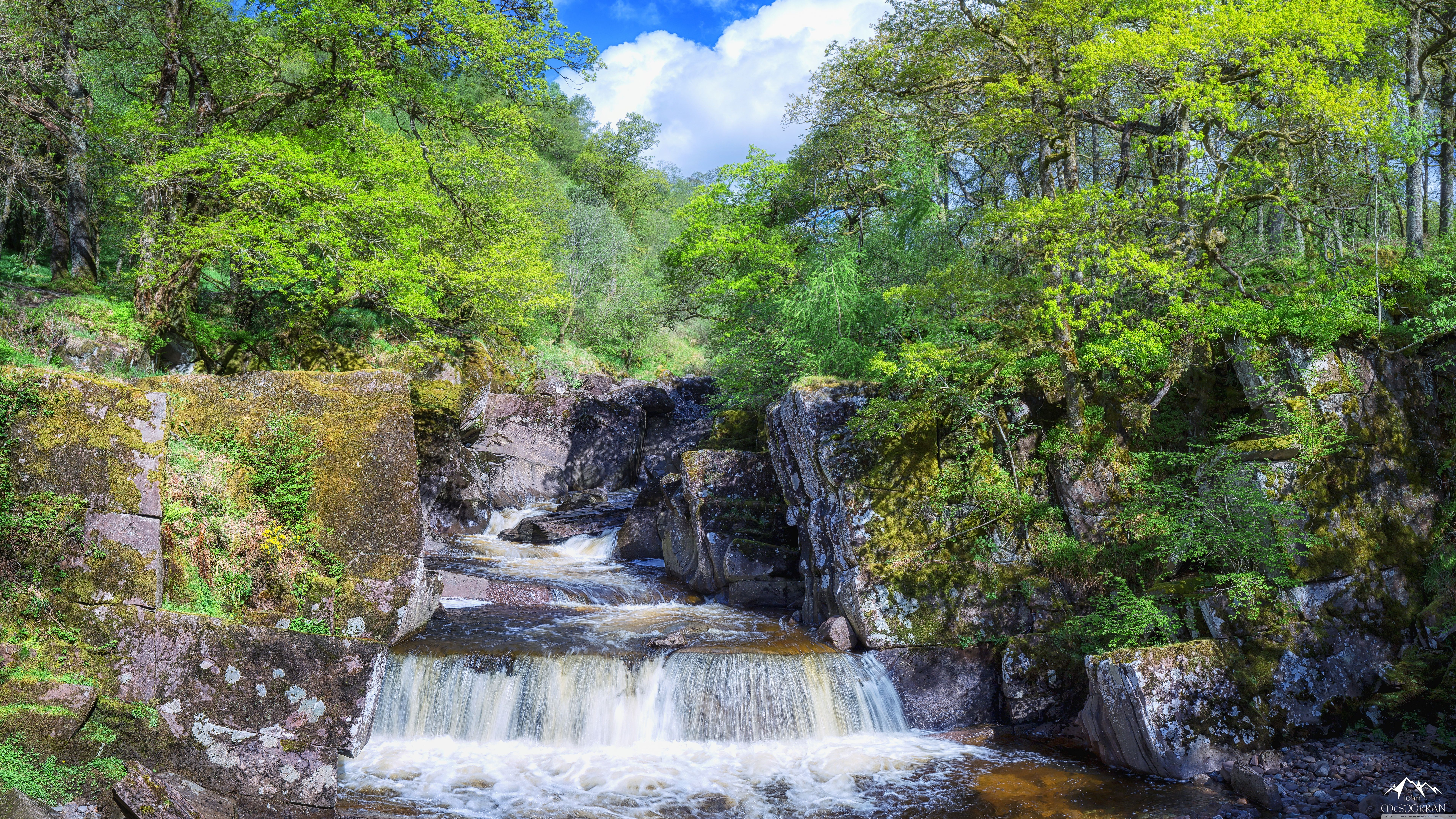 Beautiful Spring Landscape, Scotland .wallpaperwide.com