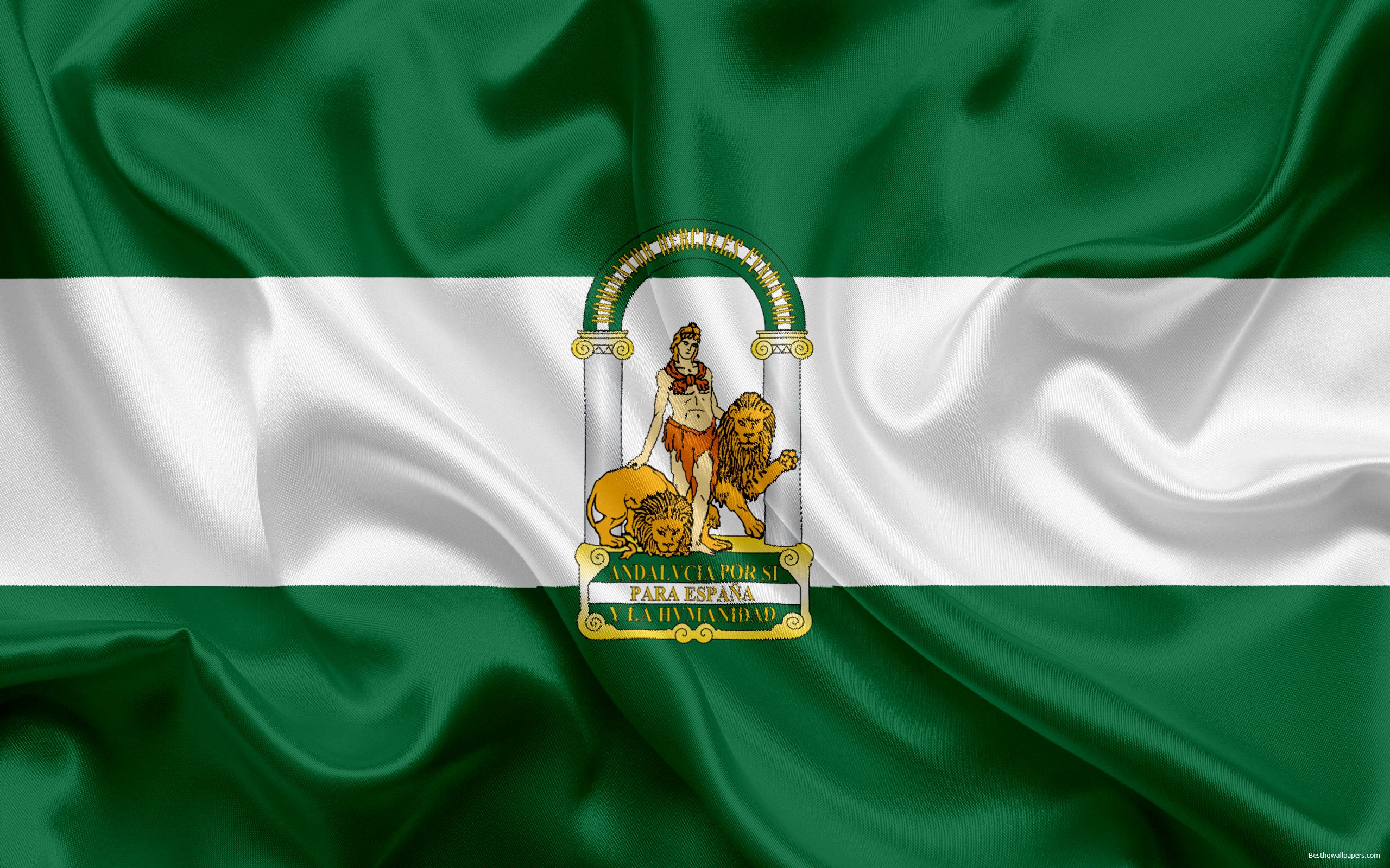 Download wallpaper Flag of Andalucia .besthqwallpaper.com