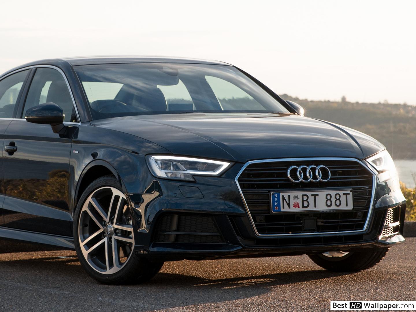 Audi A3 S Line Sedan Front HD wallpaper .besthdwallpaper.com