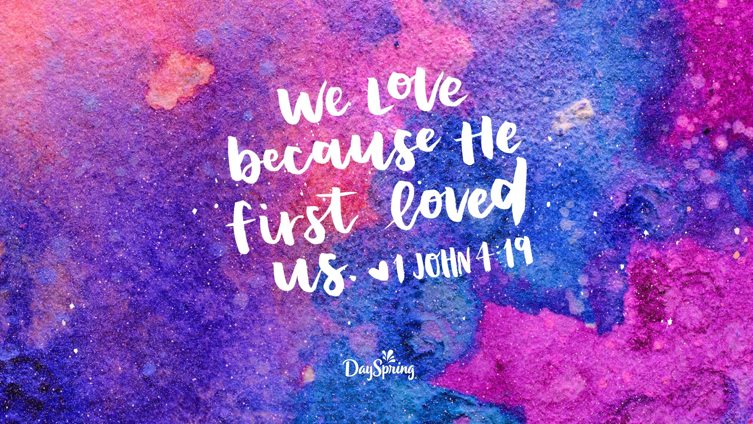 First Loved Us Wallpaper. DaySpring eCard Studio. Bible verse desktop wallpaper, Desktop wallpaper quotes, Verses wallpaper