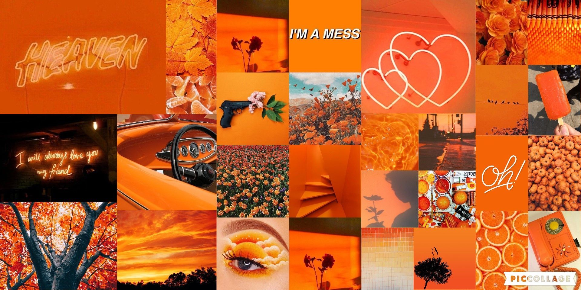 Orange Aesthetic  Orange City Aesthetic Wallpaper Download  MobCup