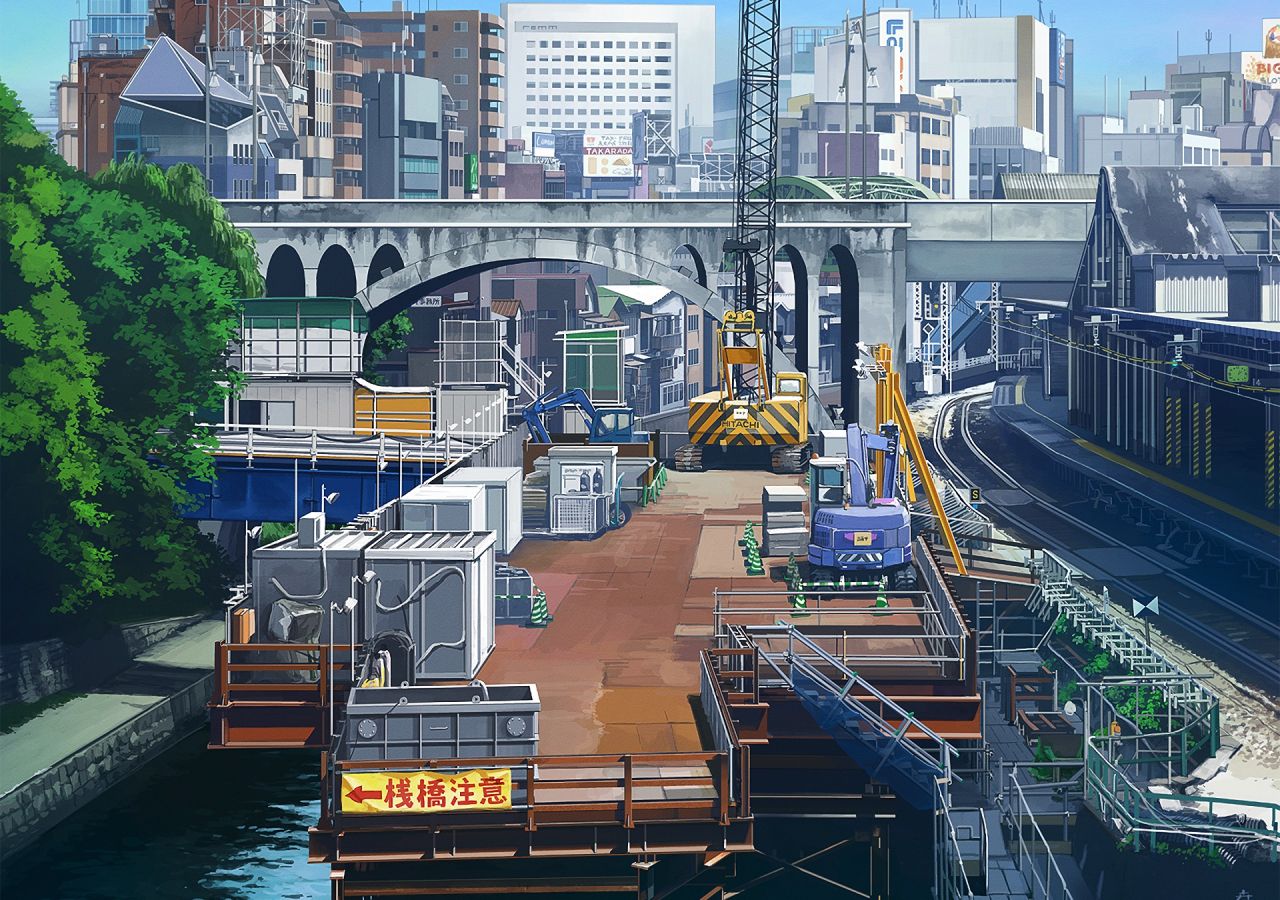 Hd Anime Cityscape Wallpapers Wallpaper Cave 