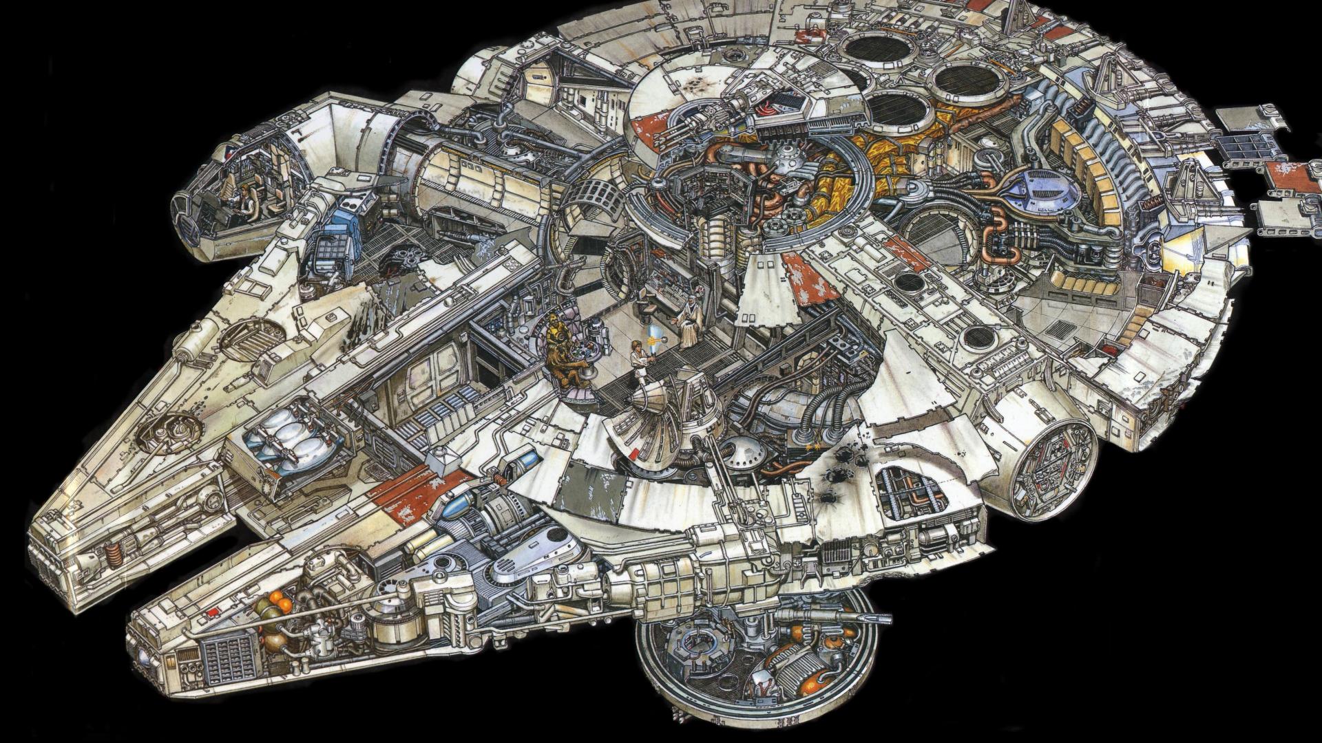 Star Wars Movies Spaceships Millenium .wallpaper House.com