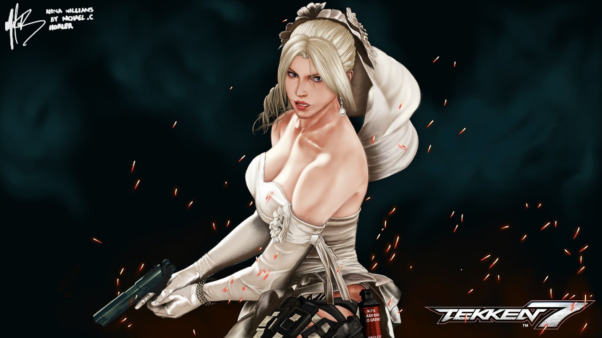 Nina Williams Tekken 7 .artstation.com