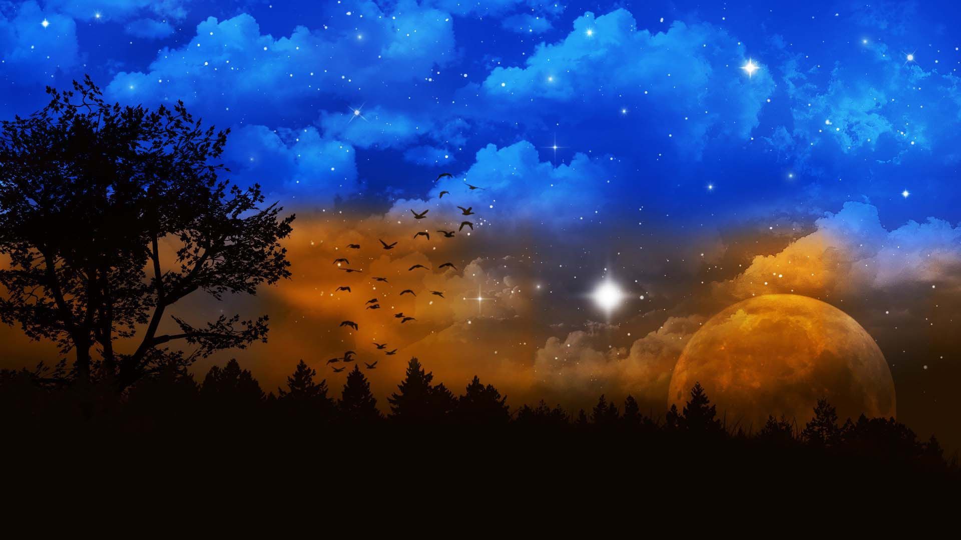 Night Sky Fantasy Sky Background .teahub.io