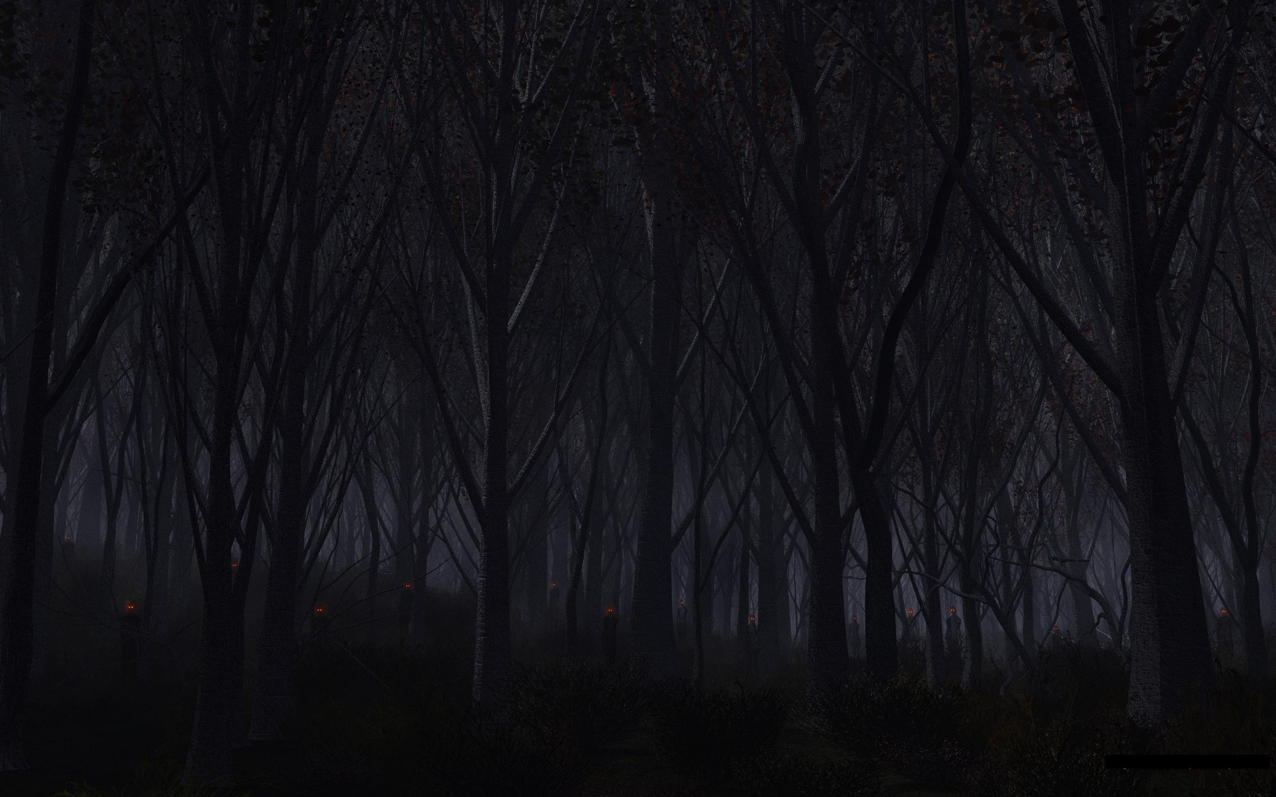 Creepy Forest Backgrounds Group.