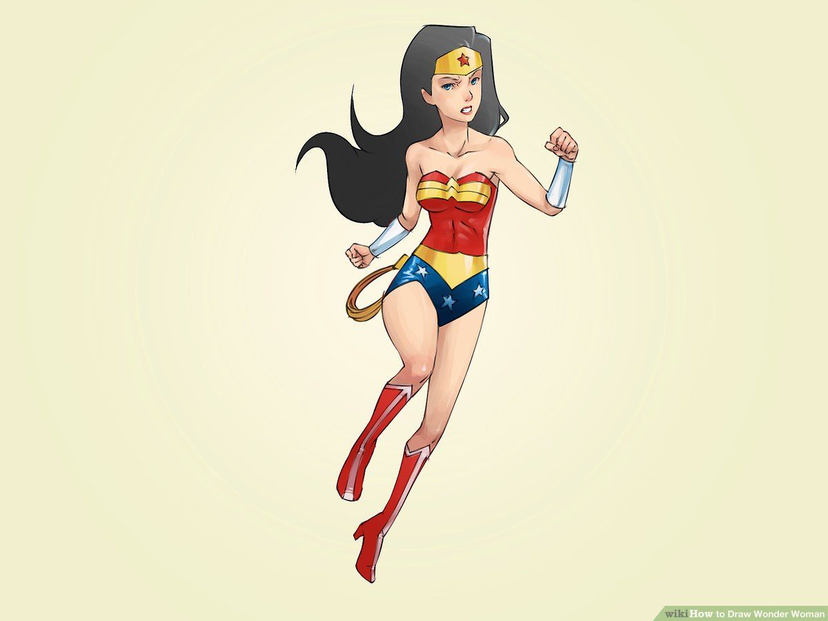 Wonder Woman with Picture .wikihow.com