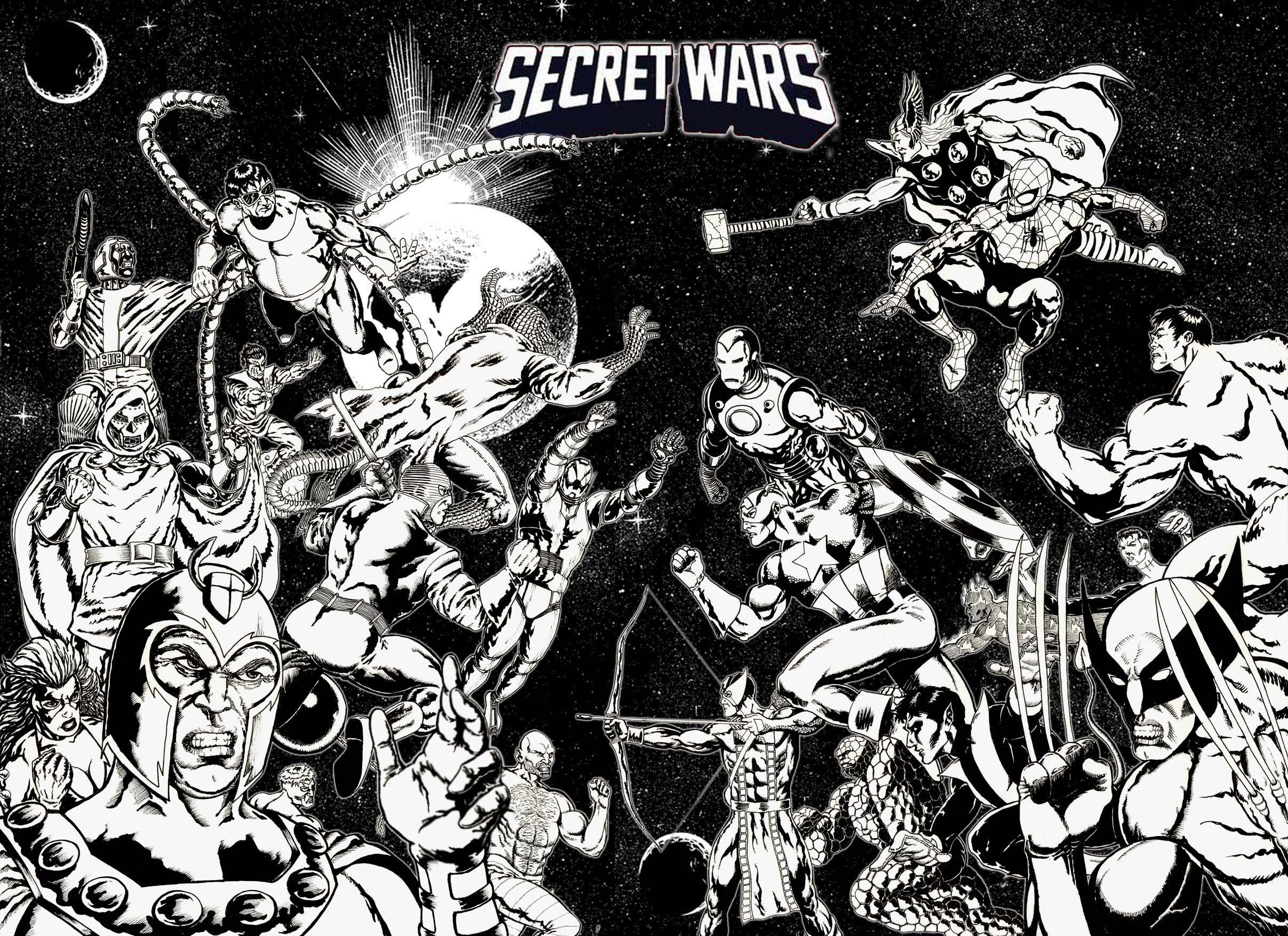 SECRET WARS marvel superhero heroes .wallpaperup.com