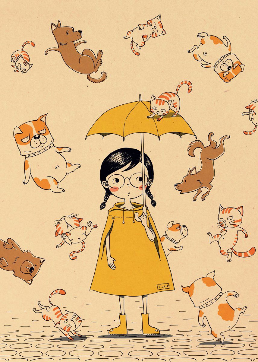 raining cats and dogs .twitter.com