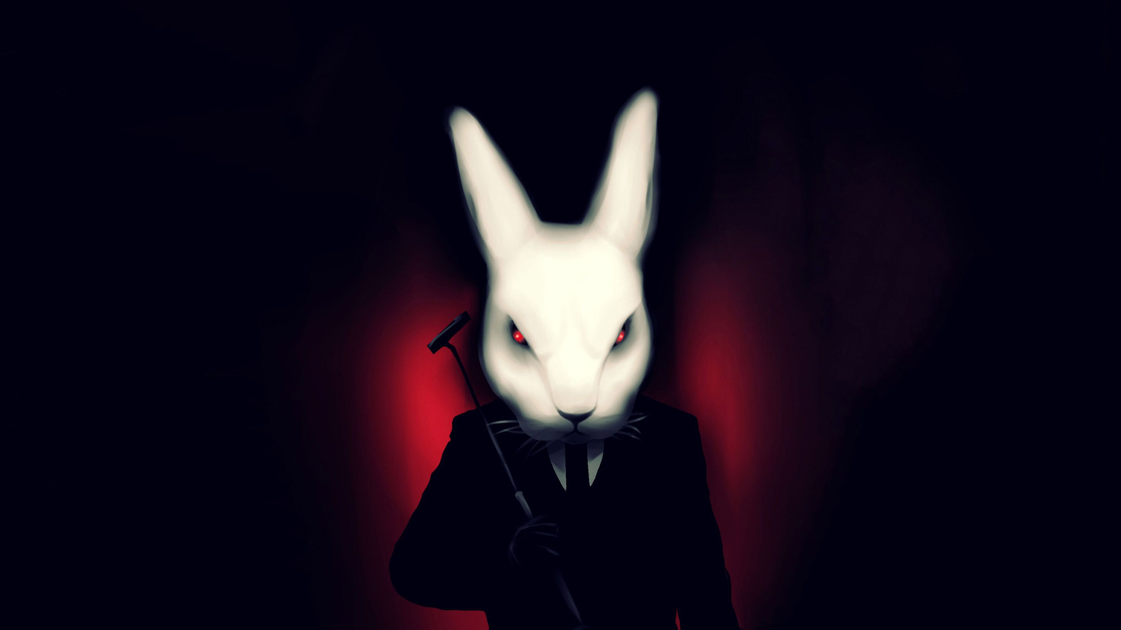 Bad Bunny Aesthetic Rabbit Face 4K HD .hdwallpaper.in