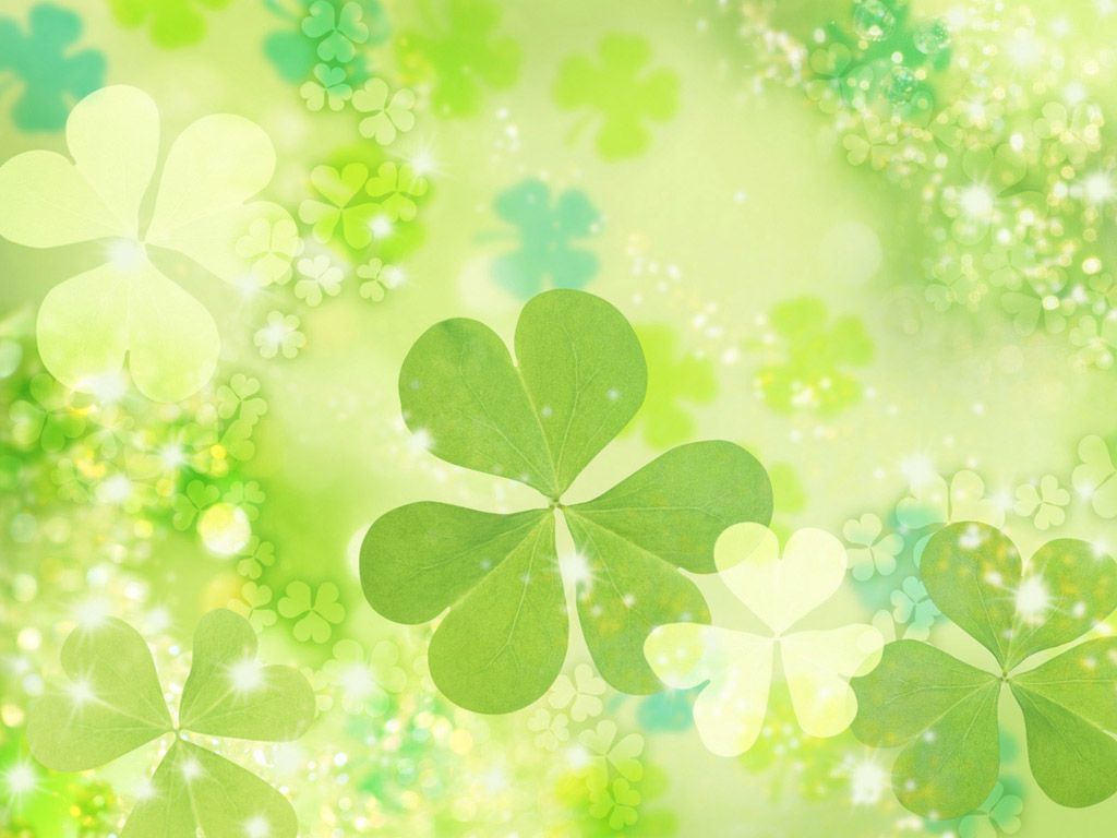 clover background. St patricks day .com