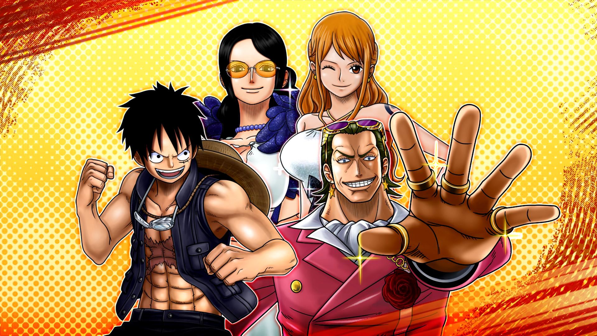 Nico Robin Luffy Nami Nami One Piece