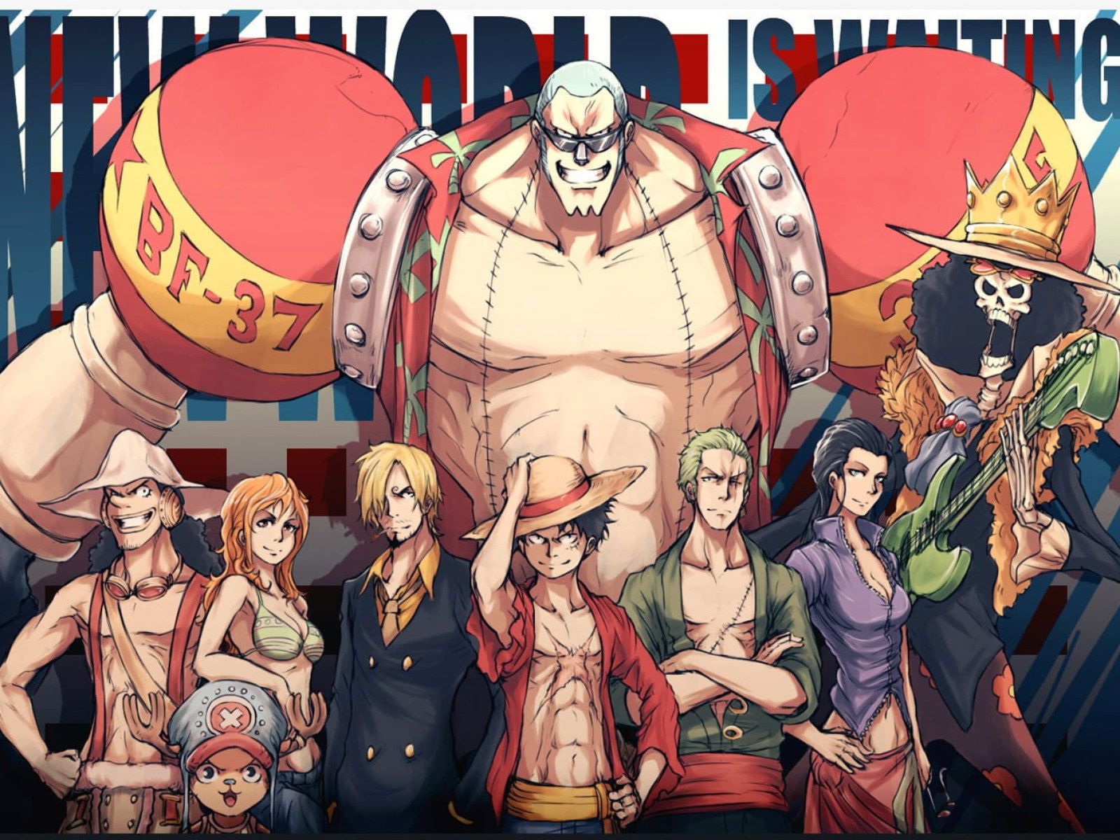 One Piece wallpaper, Franky, Nami .wallpaperforu.com