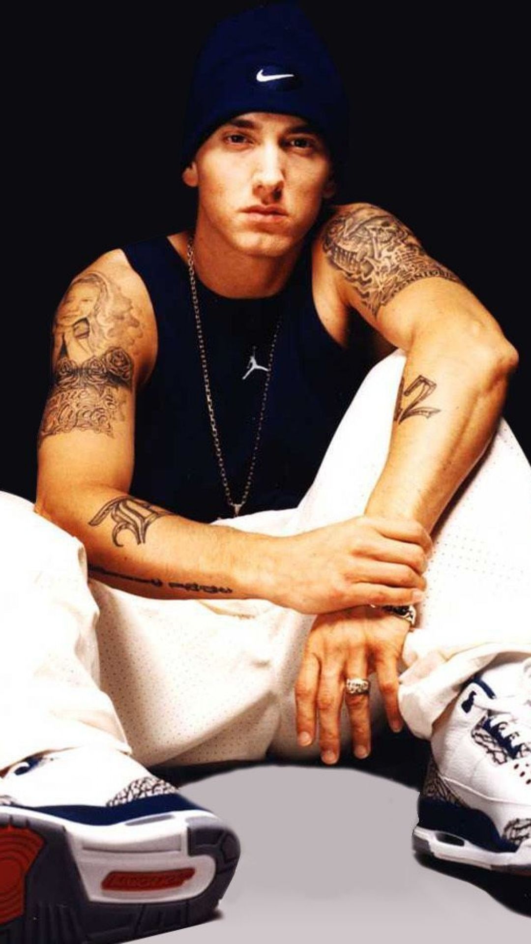 Eminem Tattoos Nike Logo iPhone 6 Plus .iphonewalls.net