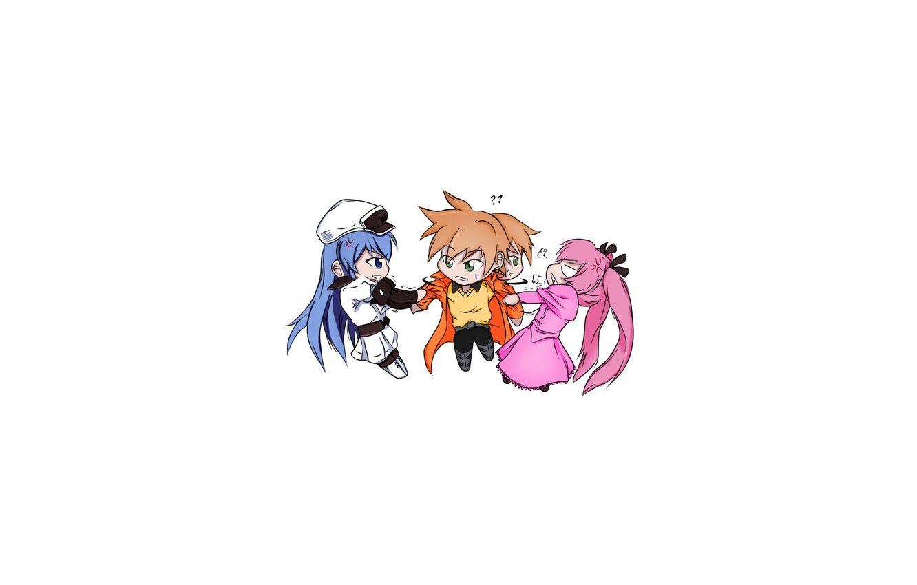 Wallpaper minimalism, chibi, Mine .anime.goodfon.com