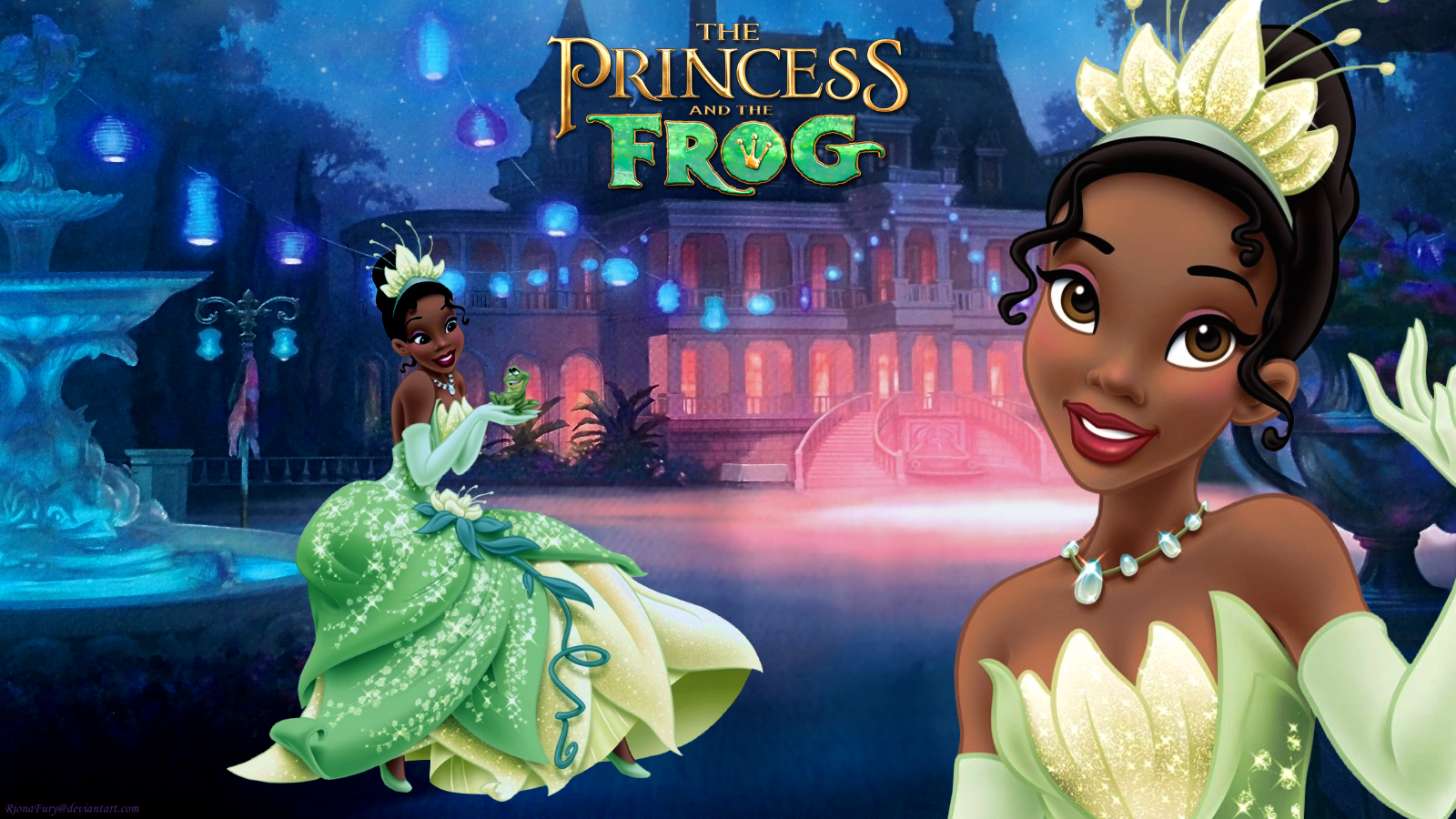 The Princess And The Frog, High Definition Wallpaper Tiana Skin Tone HD Wallpaper
