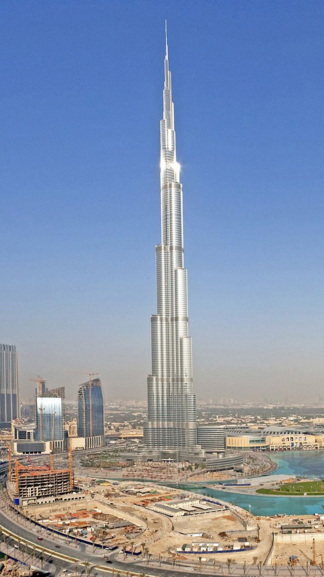 Tallest Building Hotel Dubai iPhone 6 Wallpaper HD Al Khalifa View