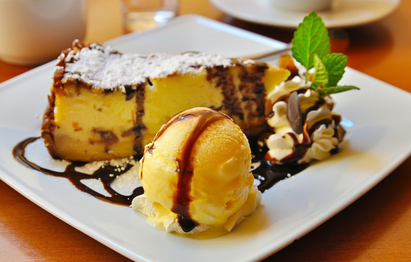 Wallpaper chocolate, ice cream, cake .goodfon.com