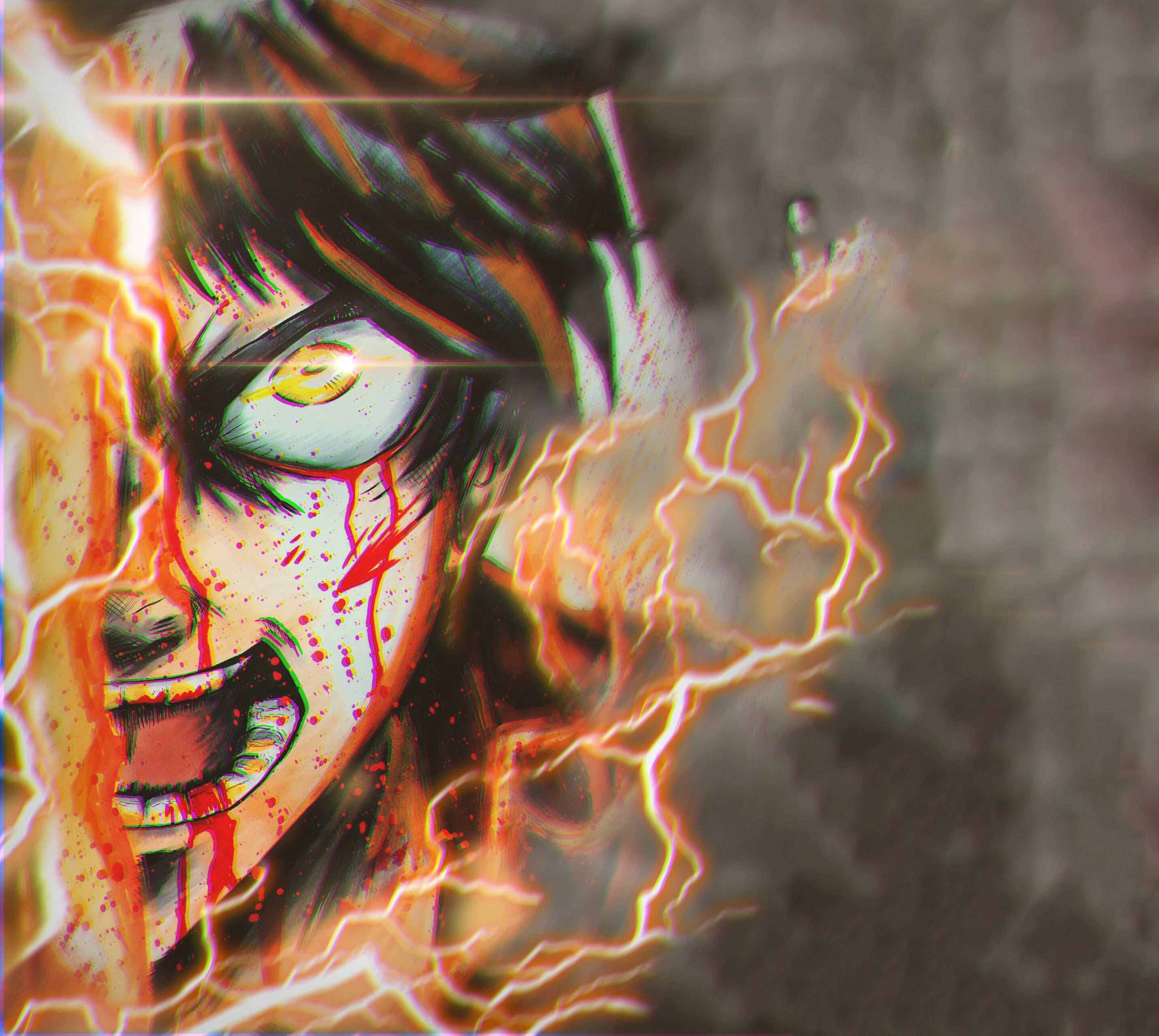 Eren Jaeger Green Wallpaper