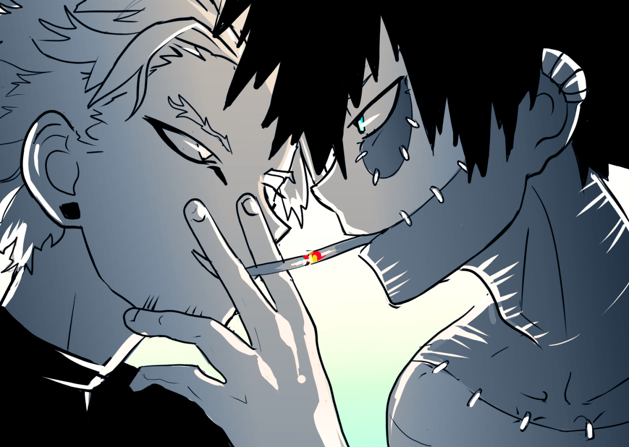 After Dabi ate the ...sleepwalkersqueen.tumblr.