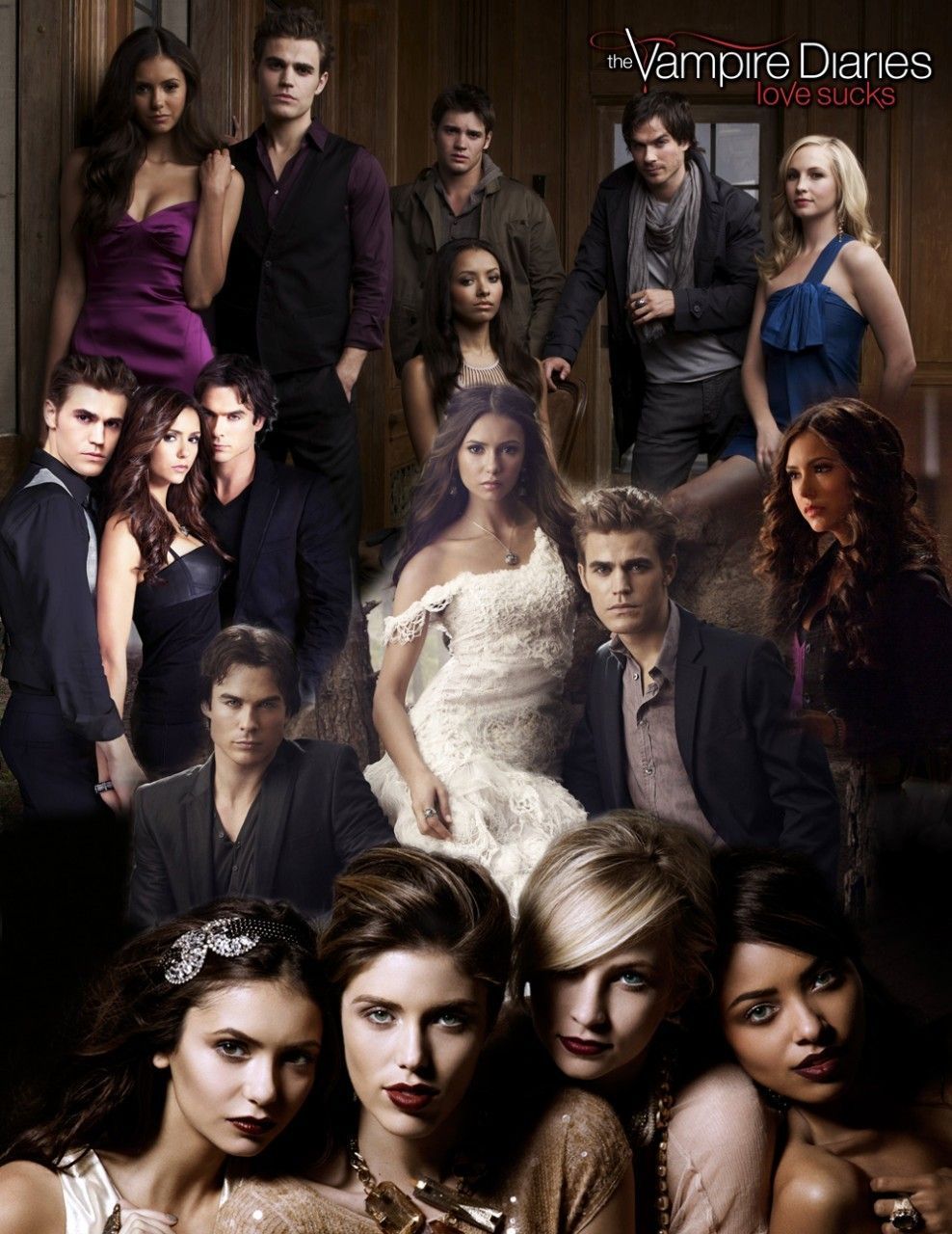 The Vampire Diaries Cast Blanket .com