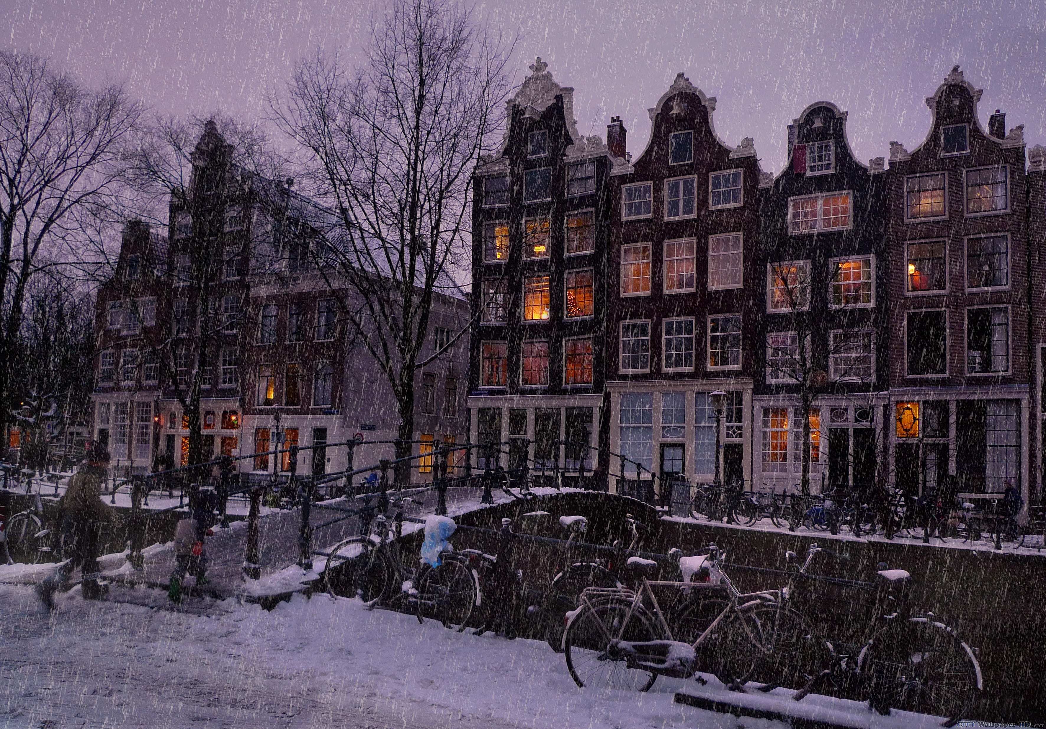 Amsterdam Winter Wallpapers - Wallpaper Cave