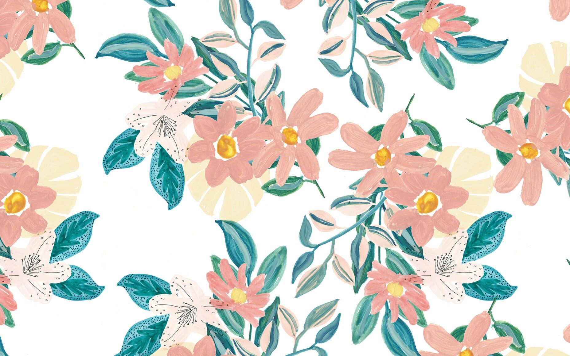 Floral wallpaper desktop .com