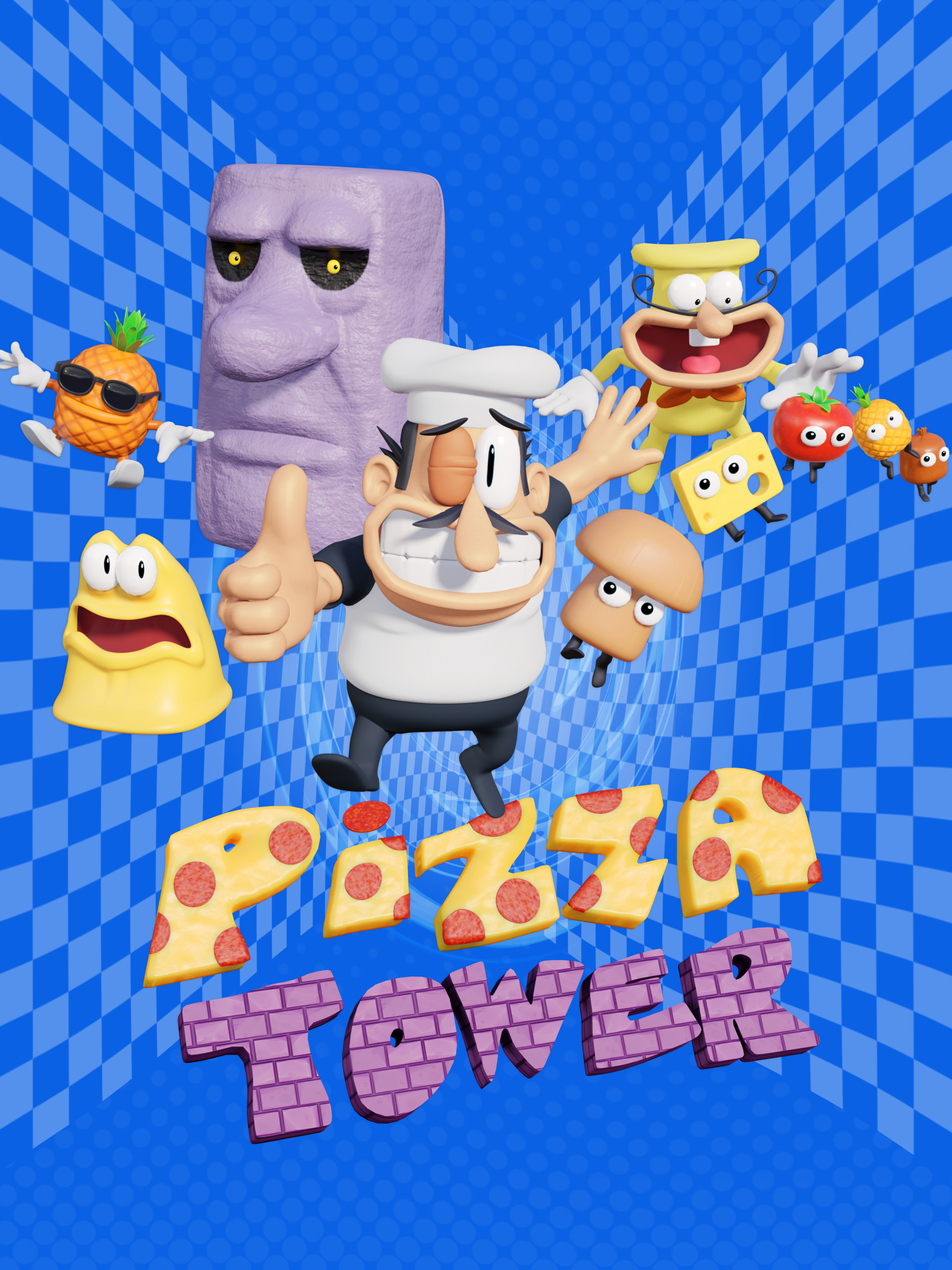 Пицца тавер на телефон. Pizza Tower персонажи. Пицца ТАВЕР игра. Пицца башня игра. Pizza Tower обои.