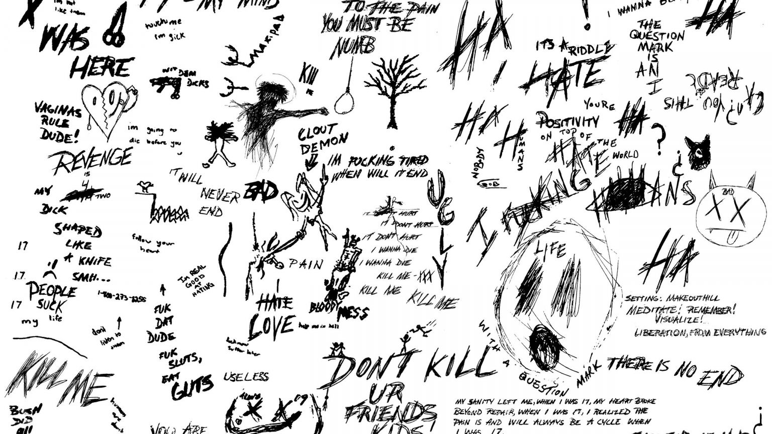 XXXTentacion Skins Wallpaper .wallpaperafari.com