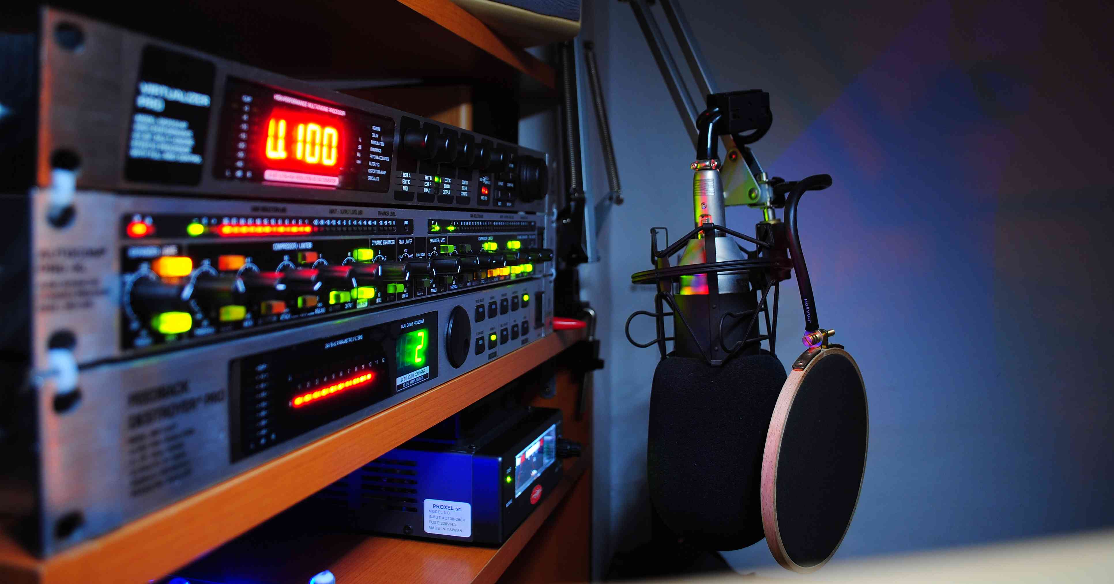 Radio Station Radio Studio Background HD Wallpaper