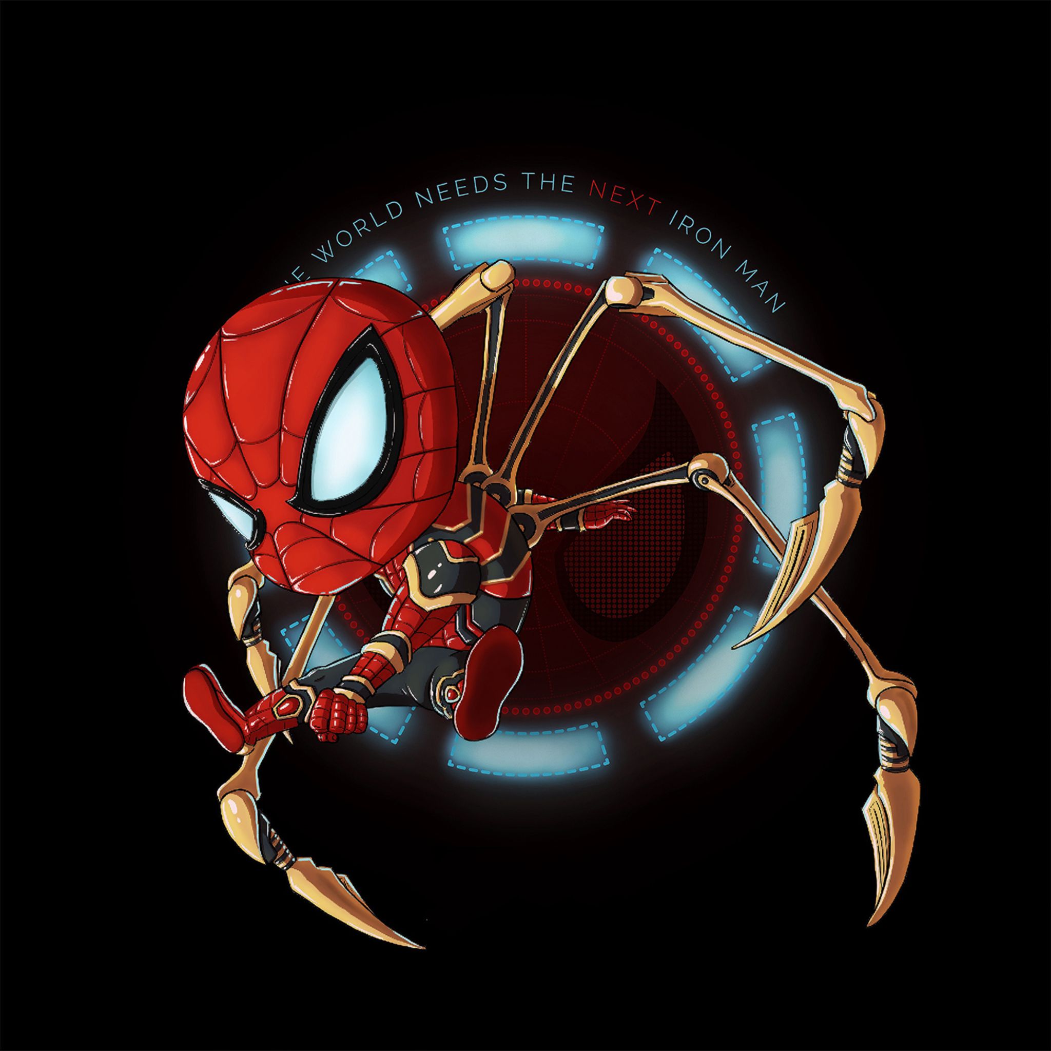 Chibi Iron Spider Manxfxwallpaper.blogspot.com