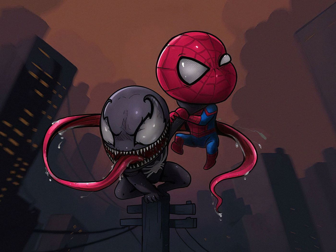 Spider Man Chibi Wallpaper, Marvel .wallpaperforu.com