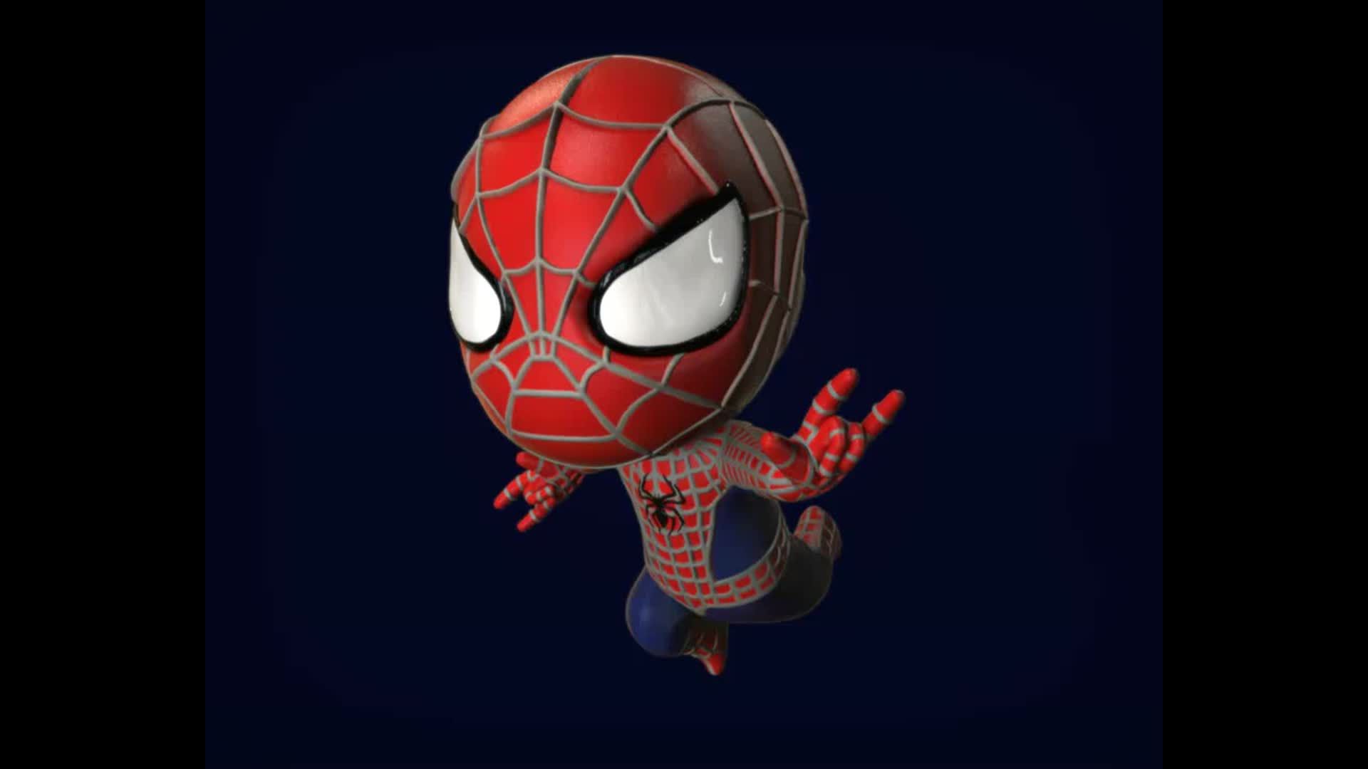 Spider Man Chibi, Jayzon .artstation.com