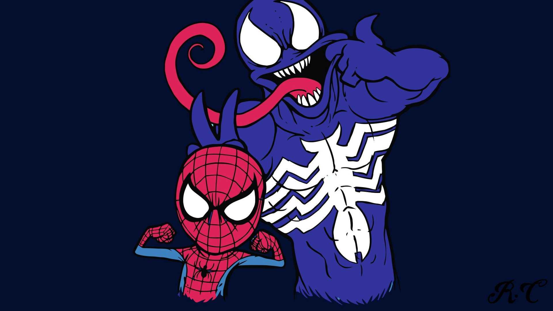 Spider Man Venom HD Wallpaper On .wallpaper.dog