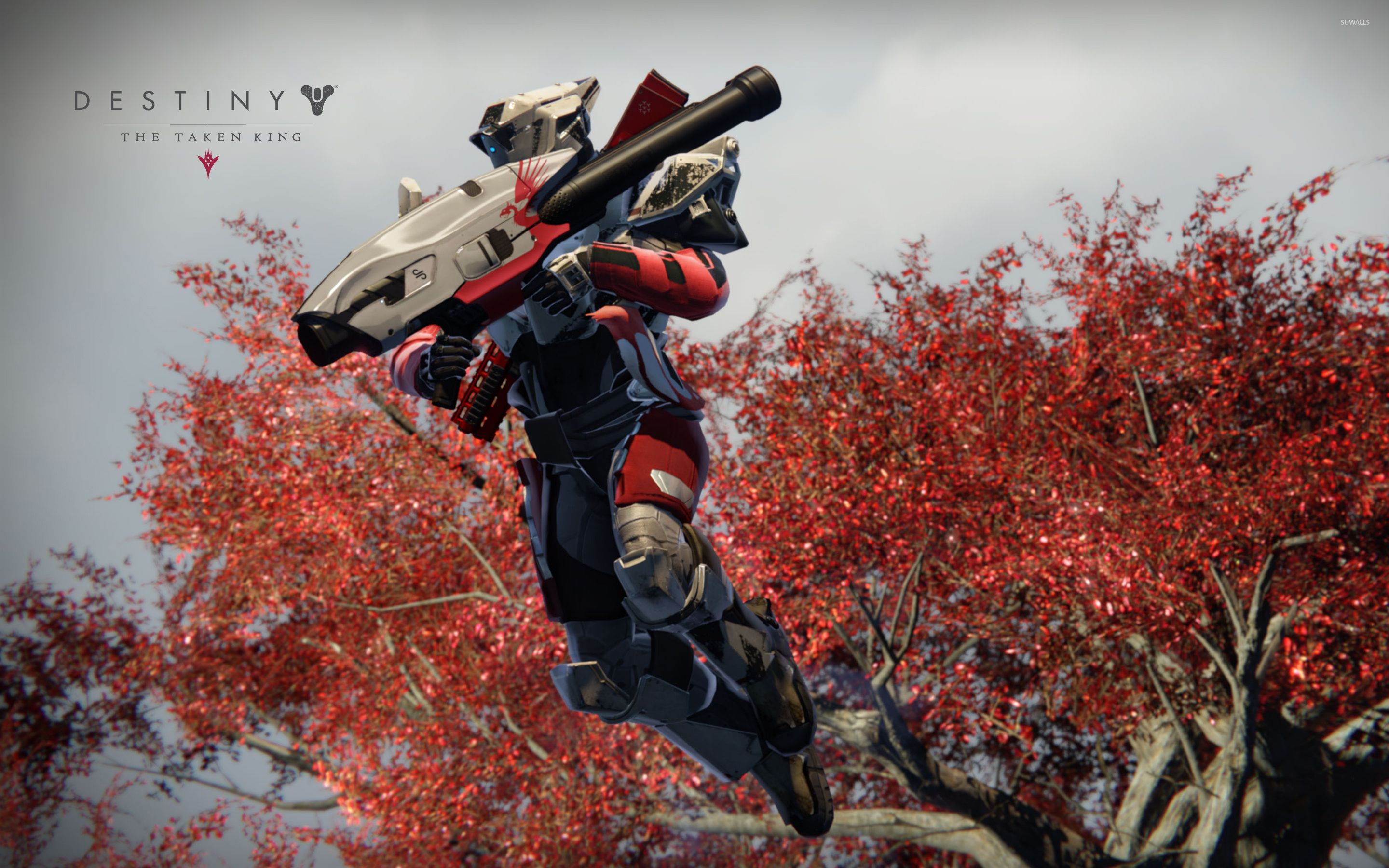 Jumping warrior in Destiny: The Taken .suwalls.com