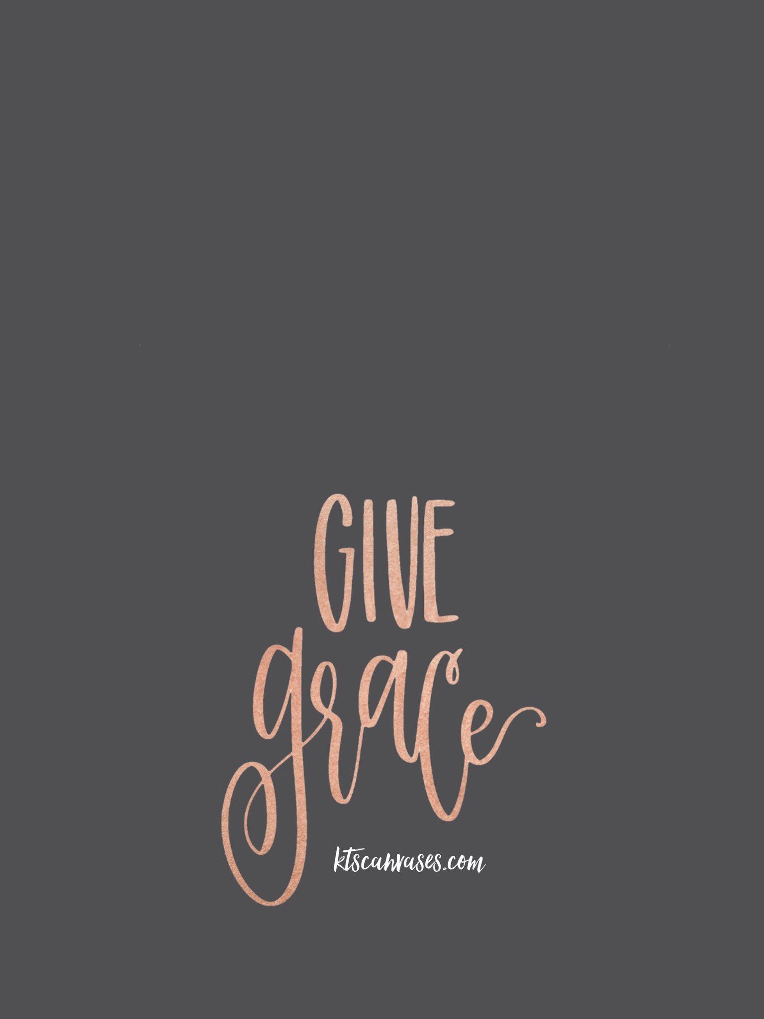 Free Give Grace Phone Wallpaper