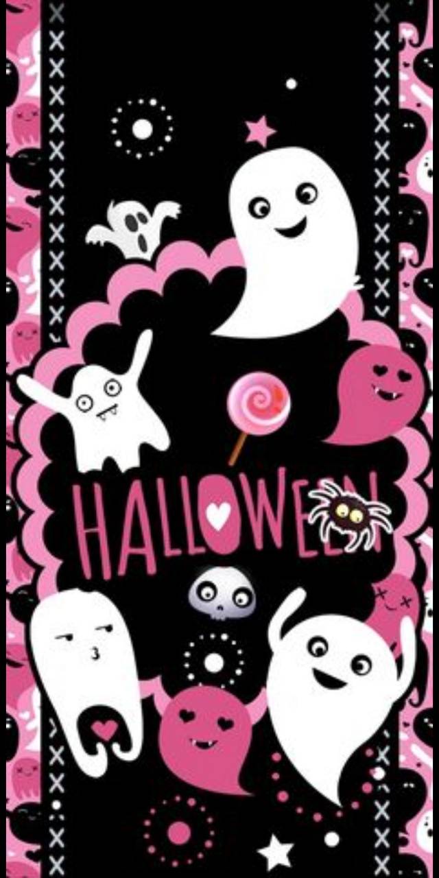 Pink halloween wallpaper by Happysninja .zedge.net