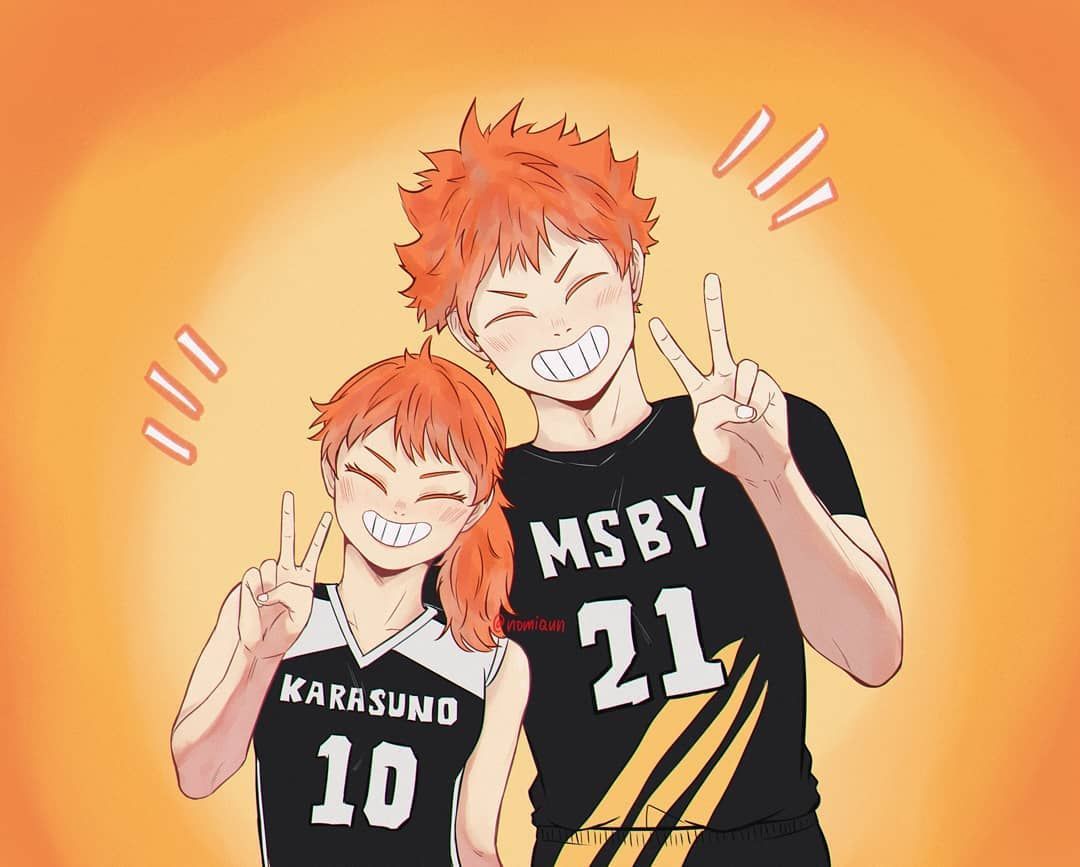 just a thought. . HD ver on my twitter (same username). . i actually intended to have natsu at 5'2 but she does. Haikyuu genderbend, Haikyuu manga, Haikyuu meme