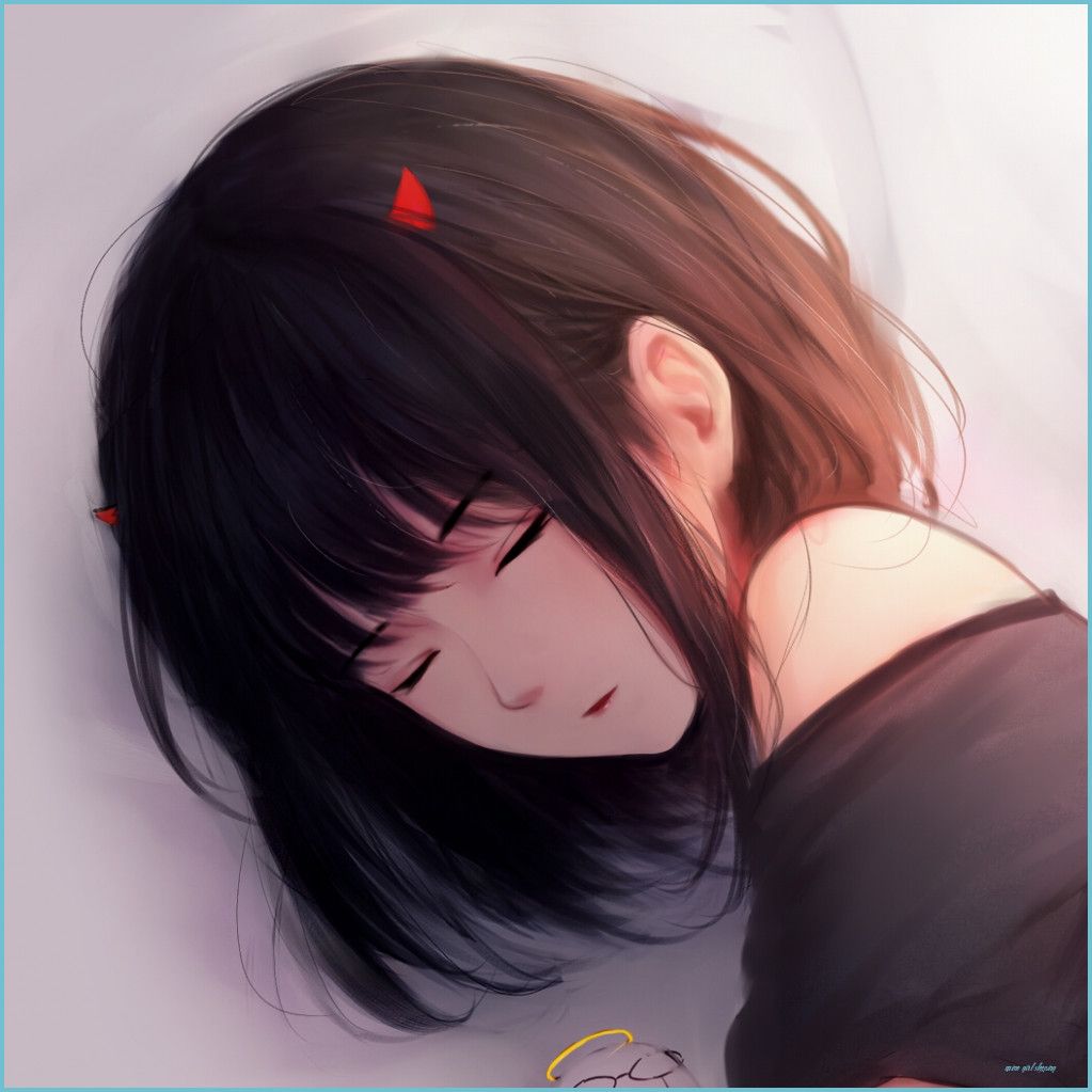 Tired Anime Pfp.