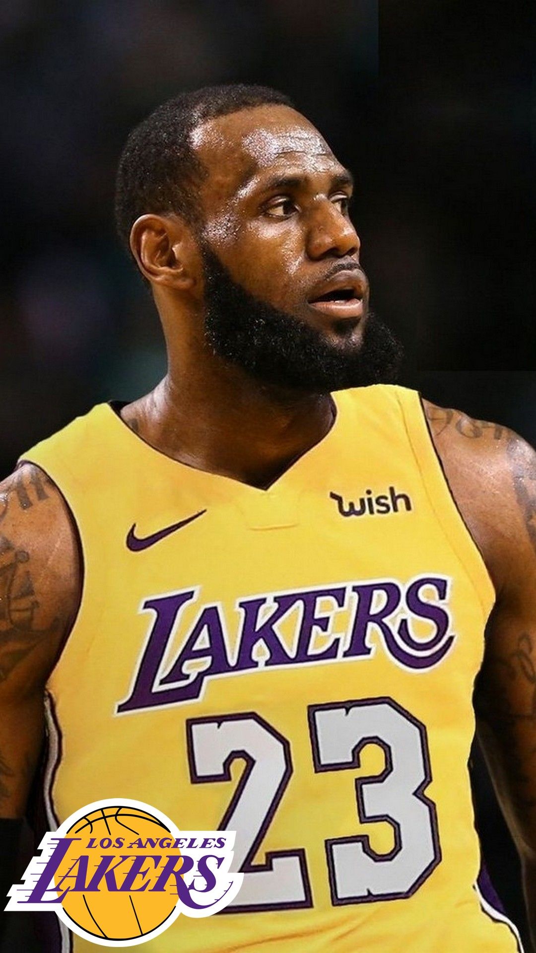 LA Lakers LeBron James Wallpaper iPhone HD Basketball Wallpaper