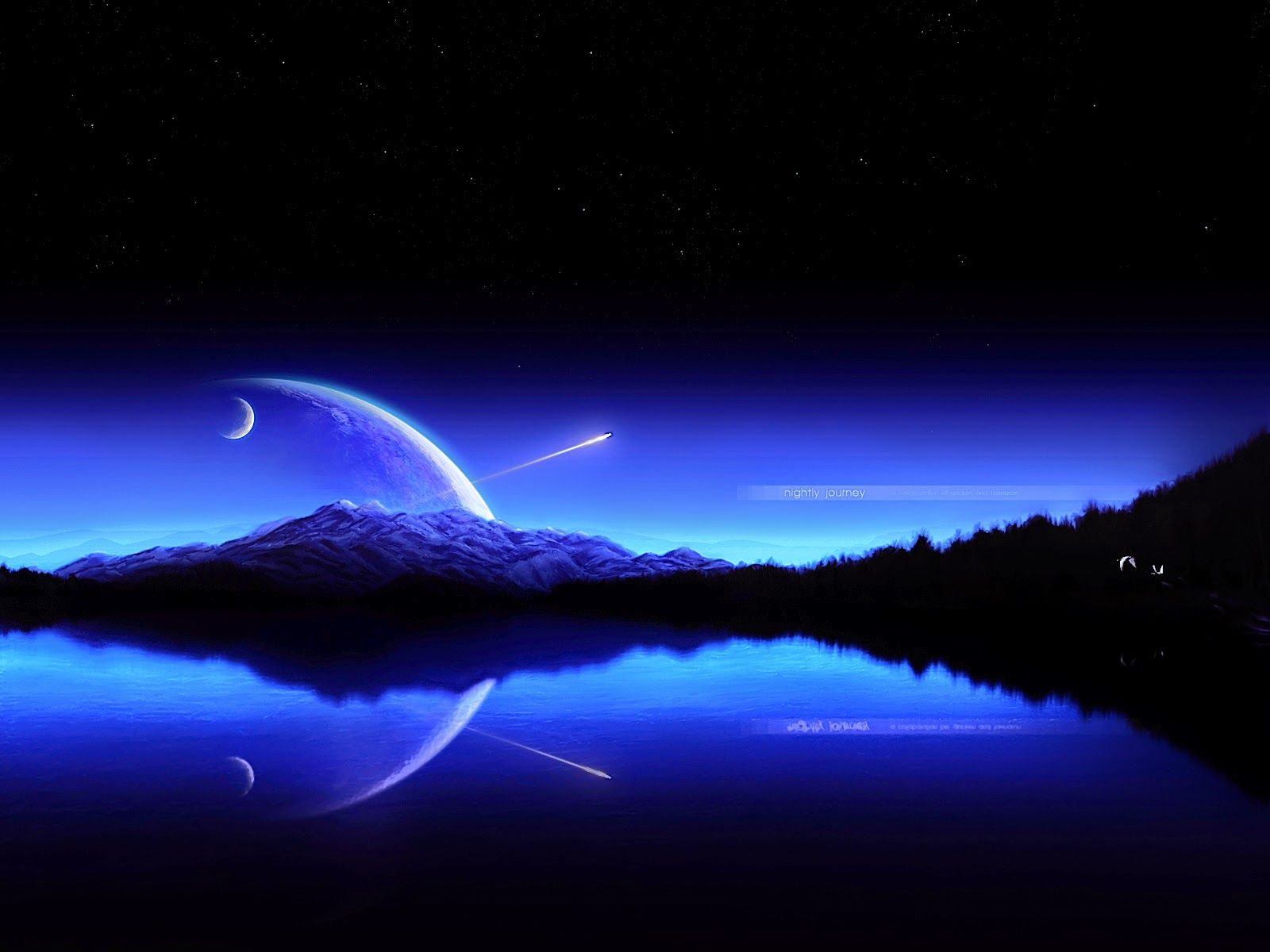 Nightly Nature Reflected Wallpapers - Wallpaper Cave